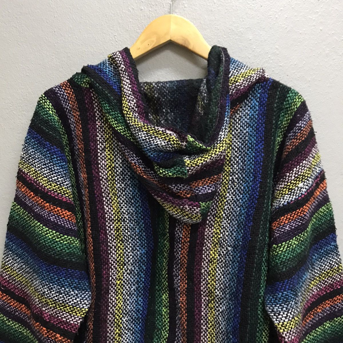Japanese Brand Mexico baja anorak multicolor native knit sweater hoodie Size US M / EU 48-50 / 2 - 8 Thumbnail
