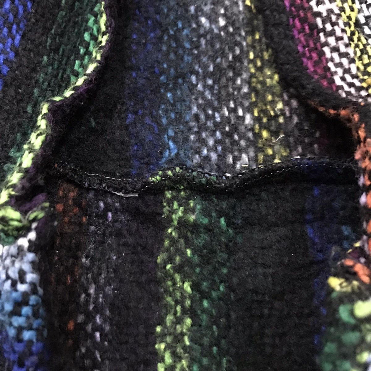 Japanese Brand Mexico baja anorak multicolor native knit sweater hoodie Size US M / EU 48-50 / 2 - 10 Thumbnail