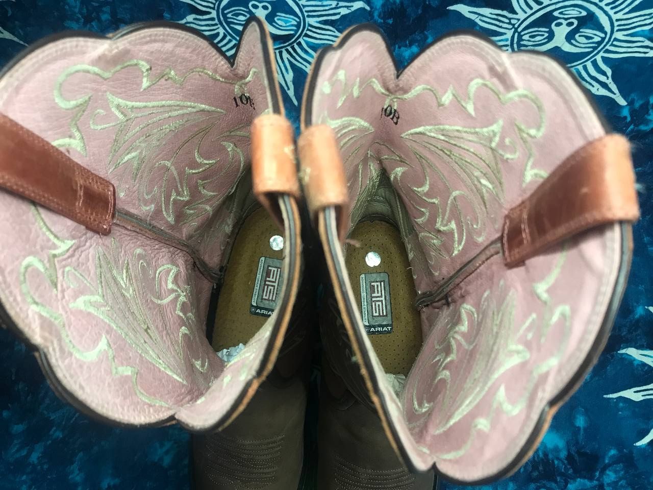 Cowboy Equipment Ariat Heritage Cocoa Coral Cowboy Western Boots Womens Size US 11 / IT 41 - 12 Thumbnail