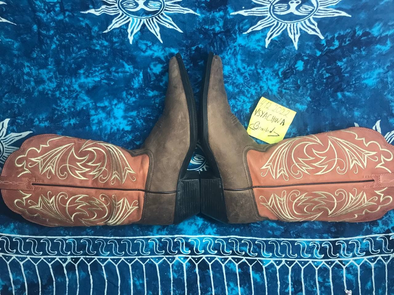 Cowboy Equipment Ariat Heritage Cocoa Coral Cowboy Western Boots Womens Size US 11 / IT 41 - 5 Thumbnail