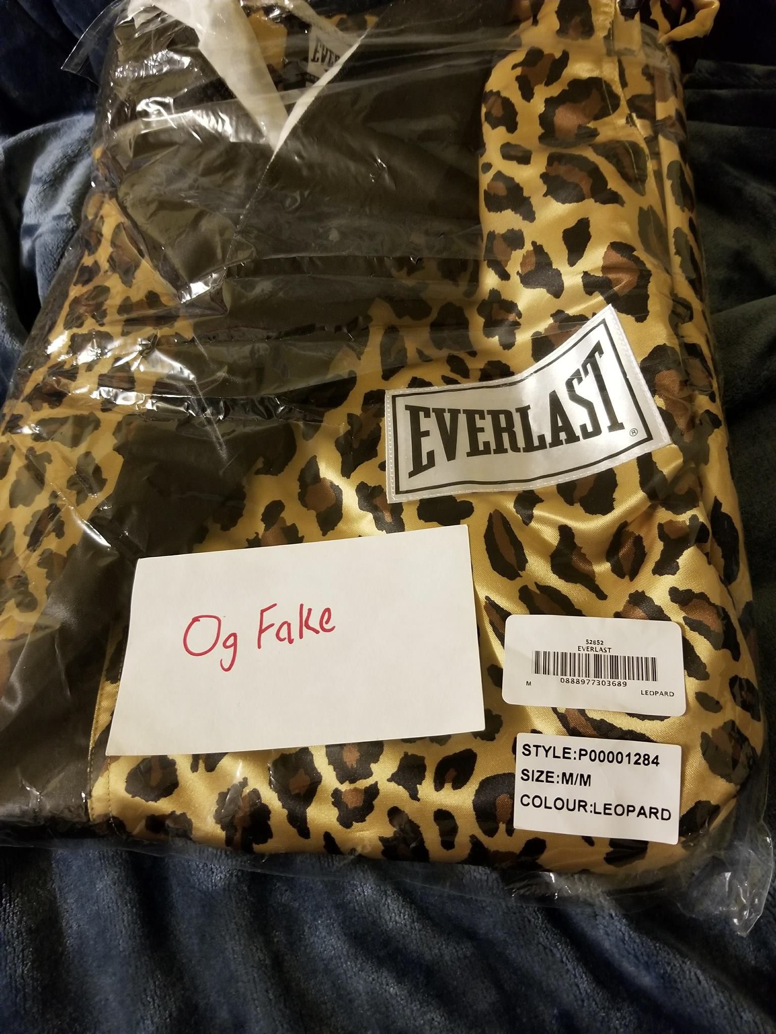 Everlast × Supreme Supreme Everlast Boxing Robe Leopard