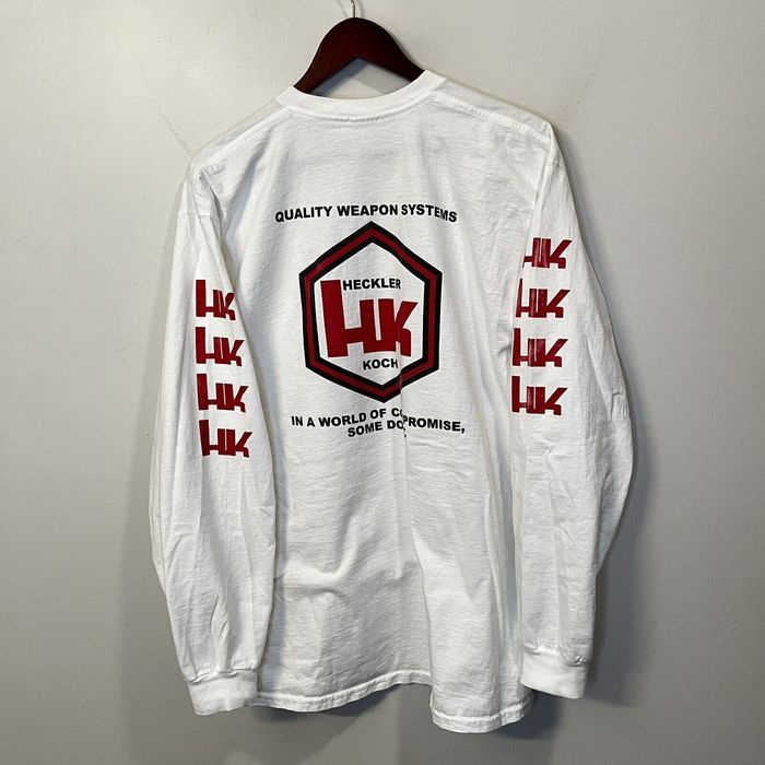 Vintage VTG Heckler and Koch HK Long Sleeve T -Shirt No Compromise ...