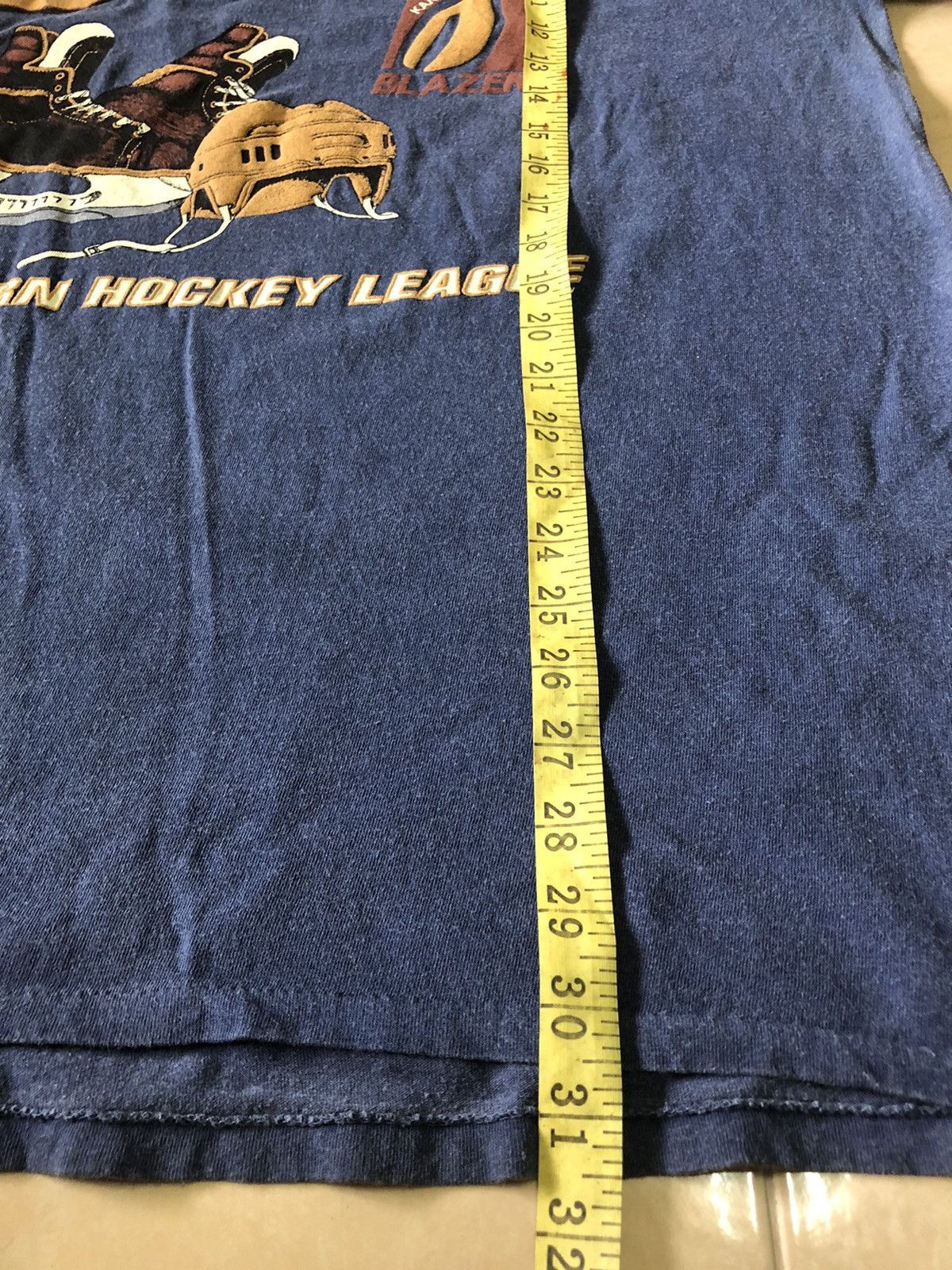 NHL × Vintage Vintage Kamloops Blazers Western Hockey League TShirt Size US XL / EU 56 / 4 - 5 Thumbnail