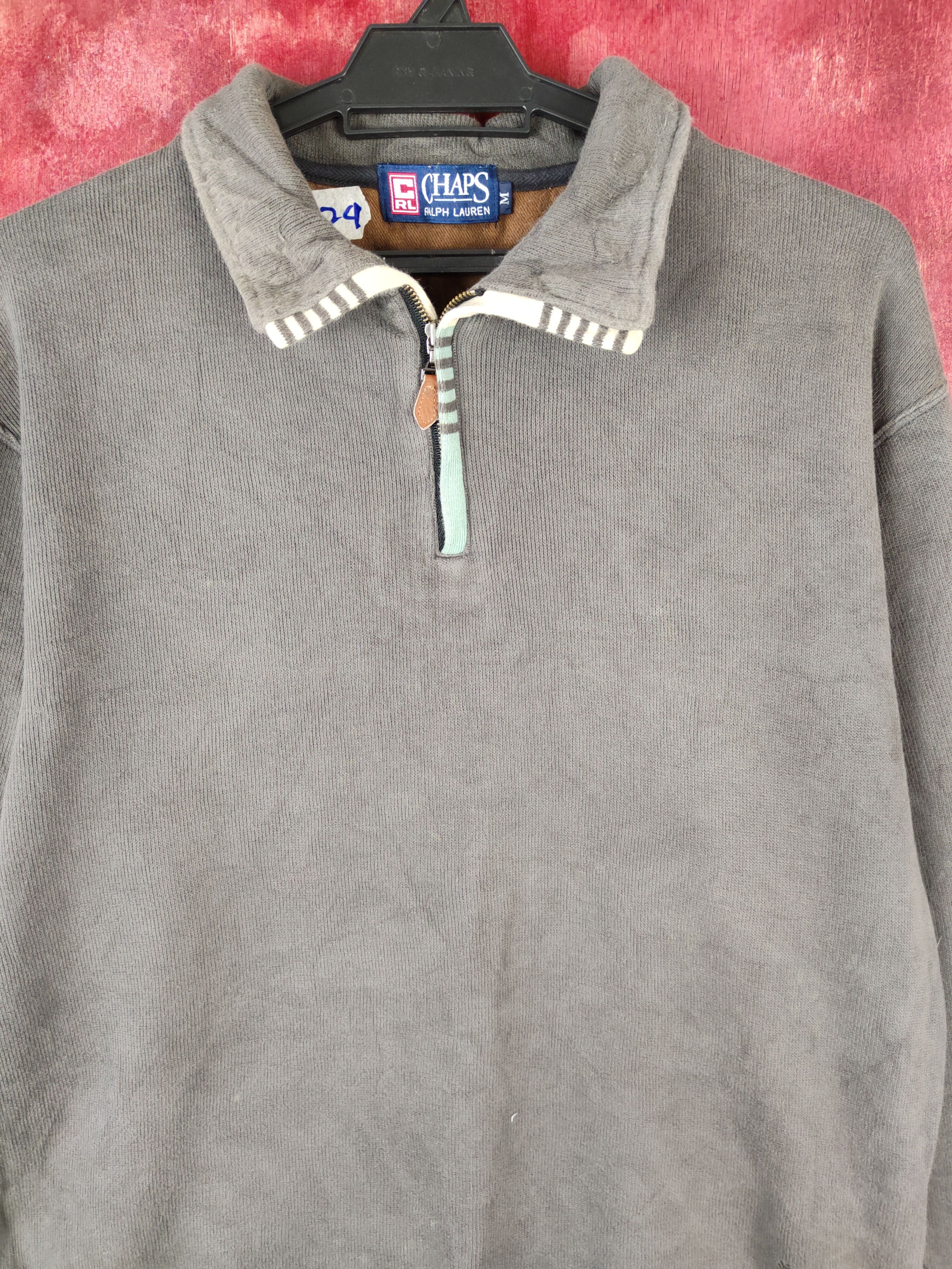 Chaps Ralph Lauren Chaps Ralph Lauren Faded Dark Gray T-shirt #5424 Size US M / EU 48-50 / 2 - 2 Thumbnail