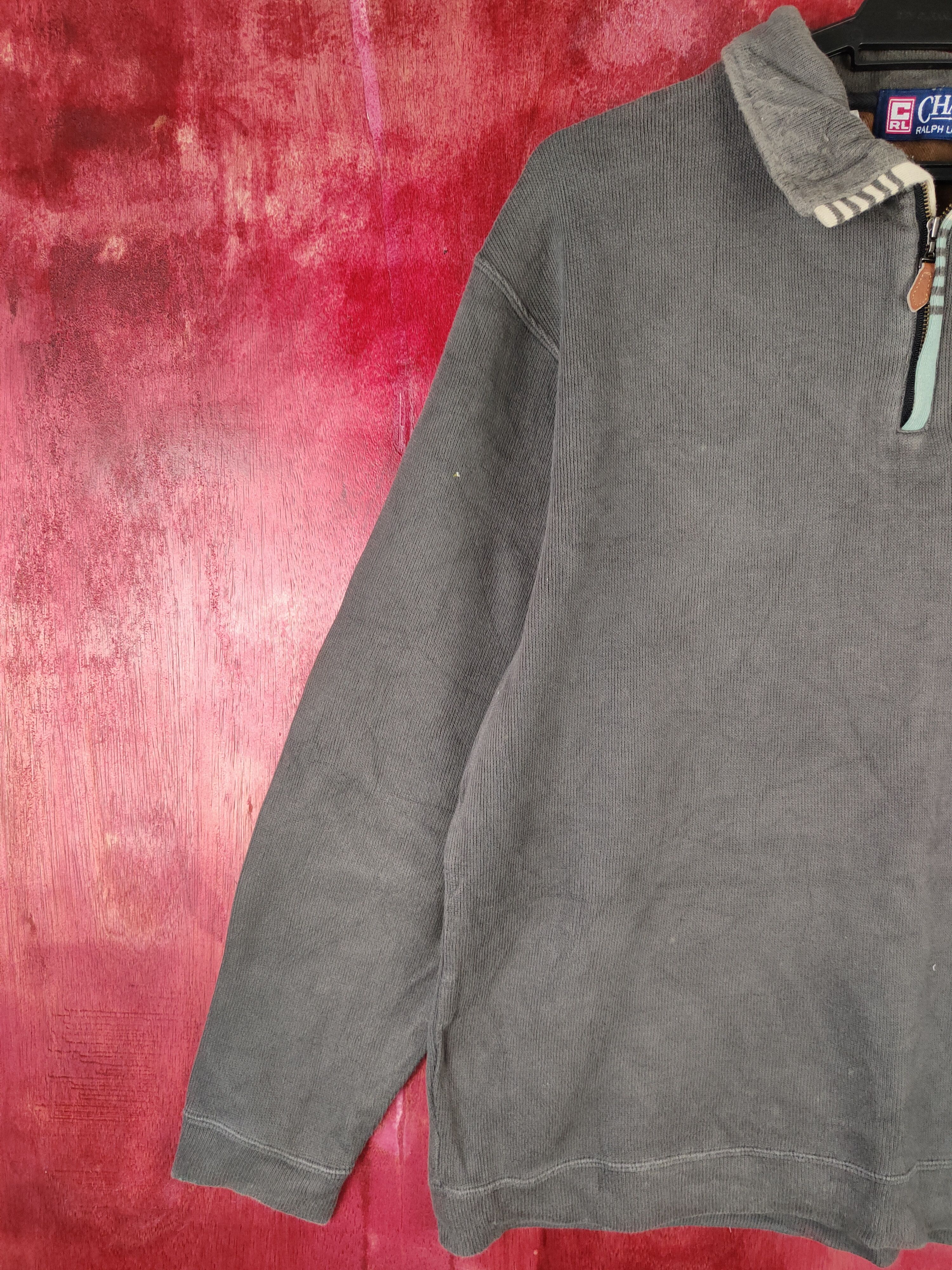 Chaps Ralph Lauren Chaps Ralph Lauren Faded Dark Gray T-shirt #5424 Size US M / EU 48-50 / 2 - 3 Thumbnail