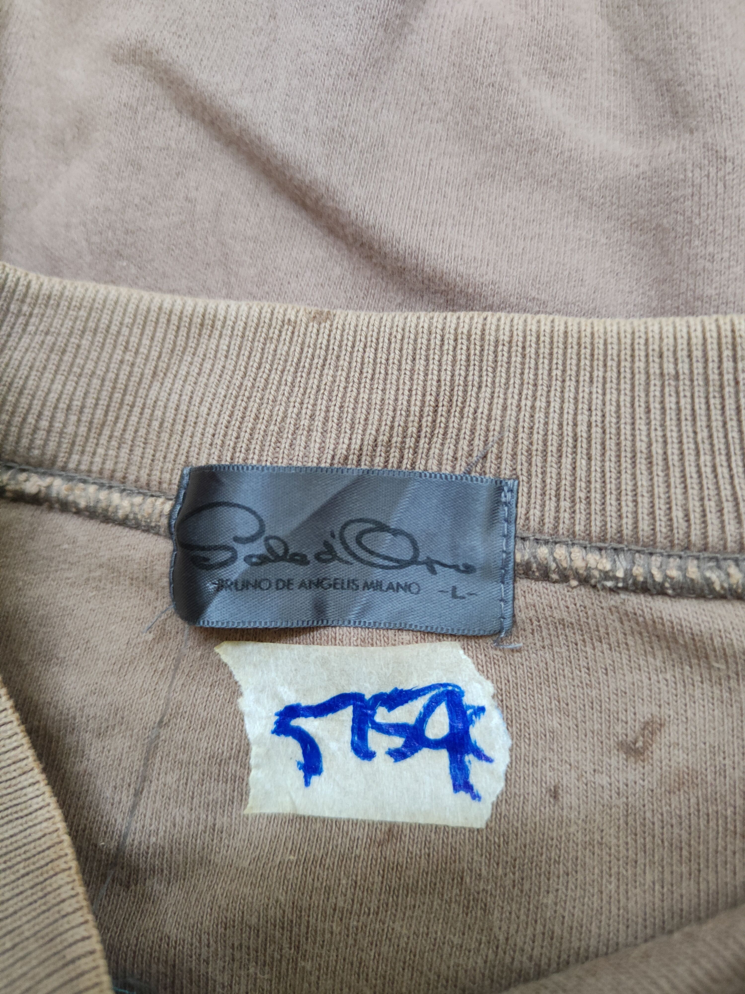 Japanese Brand × Vintage Sole d'oru Soft Pink Sweatshirt #5759 Size US L / EU 52-54 / 3 - 11 Thumbnail