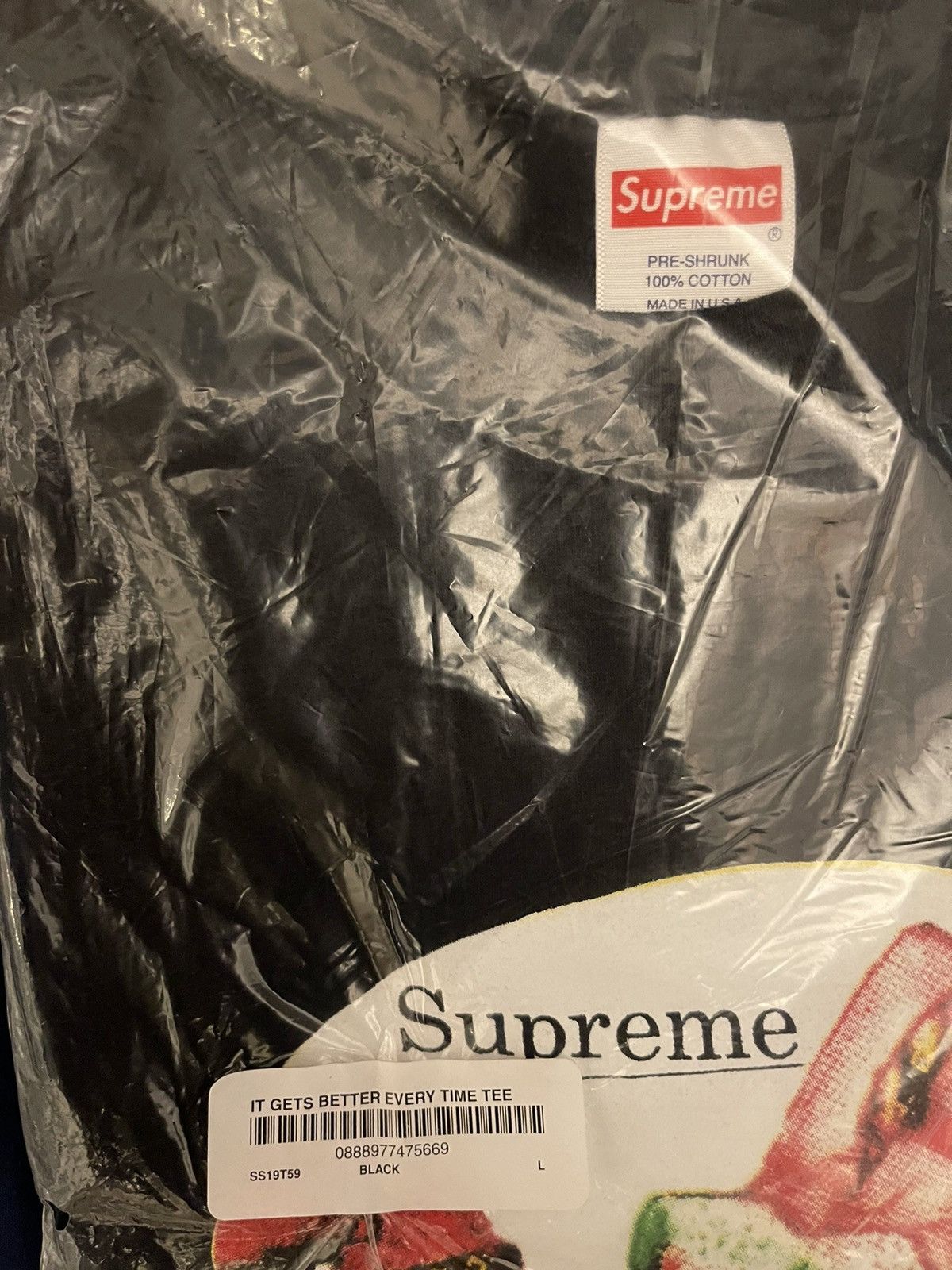 Supreme Supreme It Gets Better Every Time T-Shirt SS19 Size US L / EU 52-54 / 3 - 3 Thumbnail