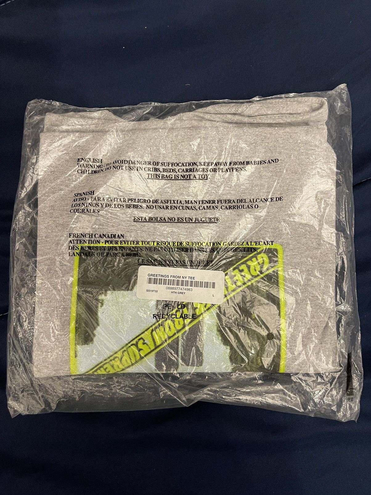 Supreme Supreme Greetings T-Shirt SS19 Size US L / EU 52-54 / 3 - 3 Thumbnail