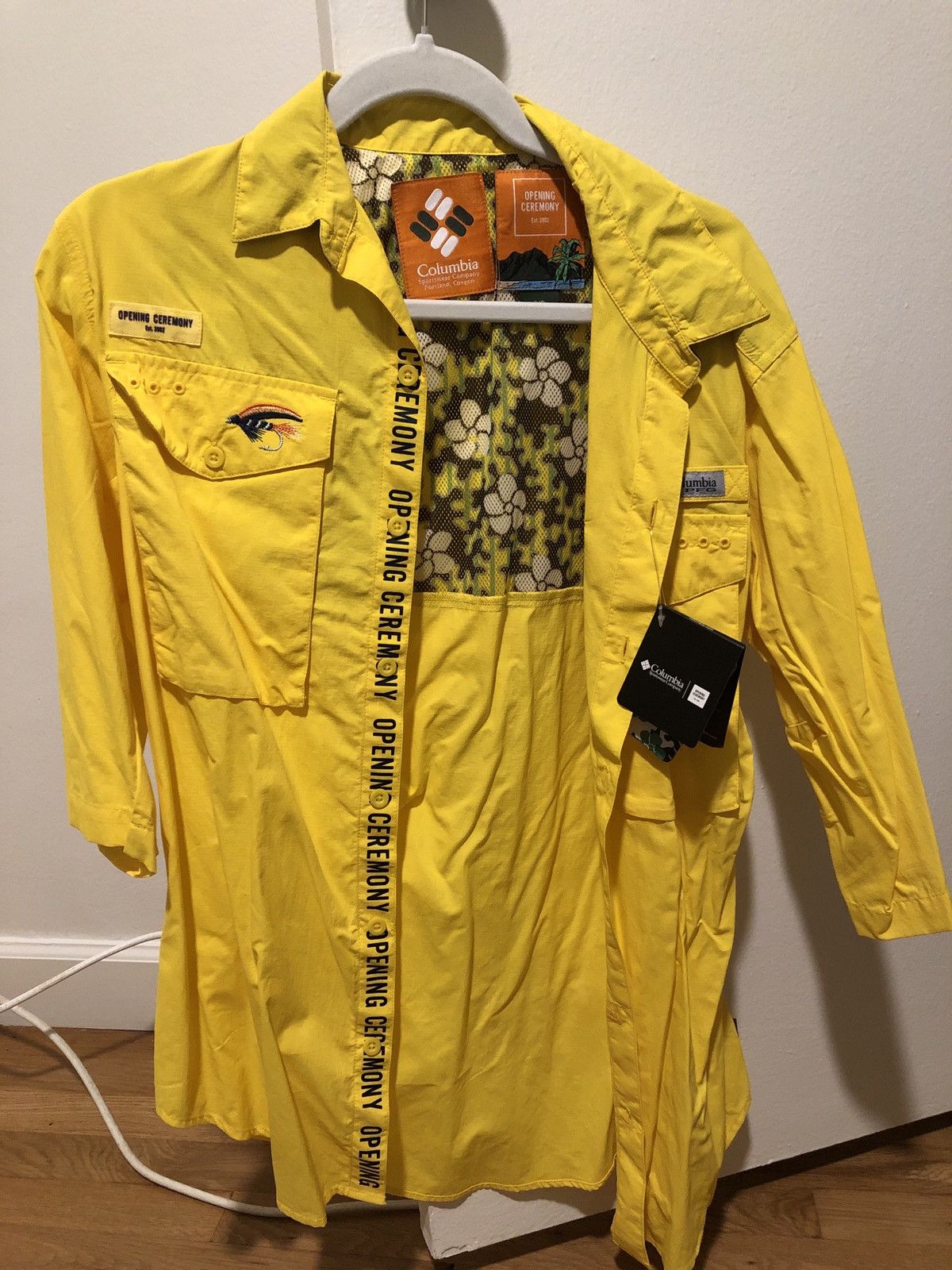 Columbia × Opening Ceremony Opening Ceremony Columbia Button up Runner ...