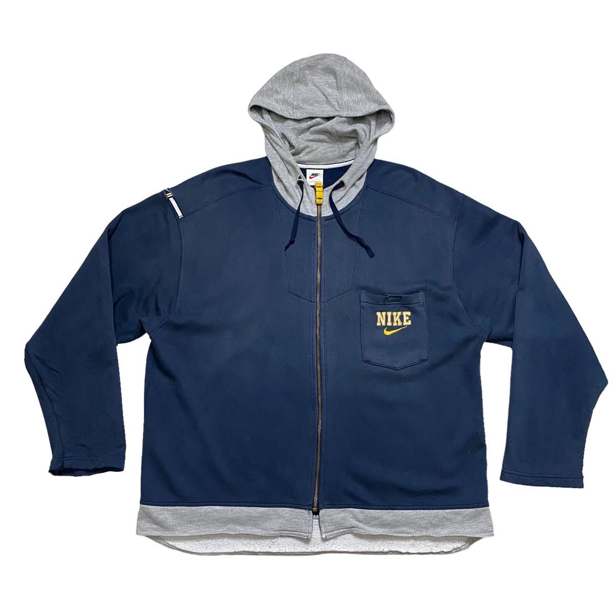 Vintage Vintage 90s Nike hoodie Size US L / EU 52-54 / 3 - 6 Thumbnail