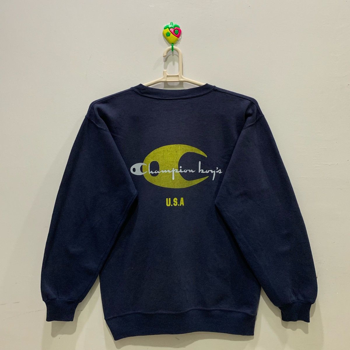 Japanese Brand × Vintage JONES CHAMPION BOY’S Sweatshirts Size L Fits M Size US M / EU 48-50 / 2 - 1 Thumbnail