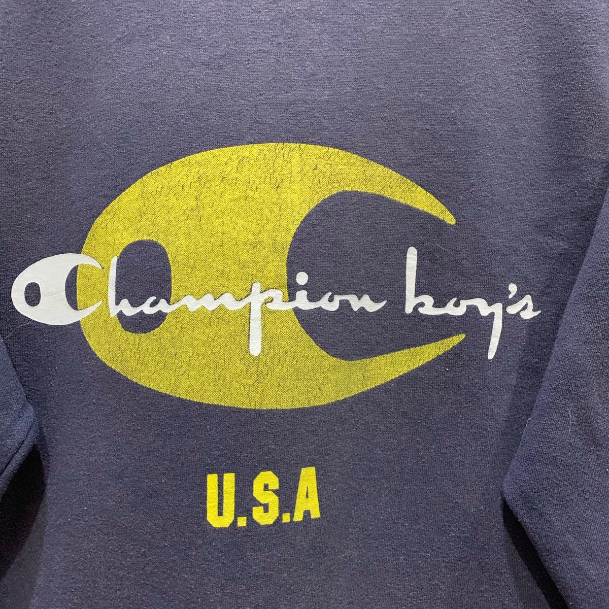 Japanese Brand × Vintage JONES CHAMPION BOY’S Sweatshirts Size L Fits M Size US M / EU 48-50 / 2 - 9 Thumbnail