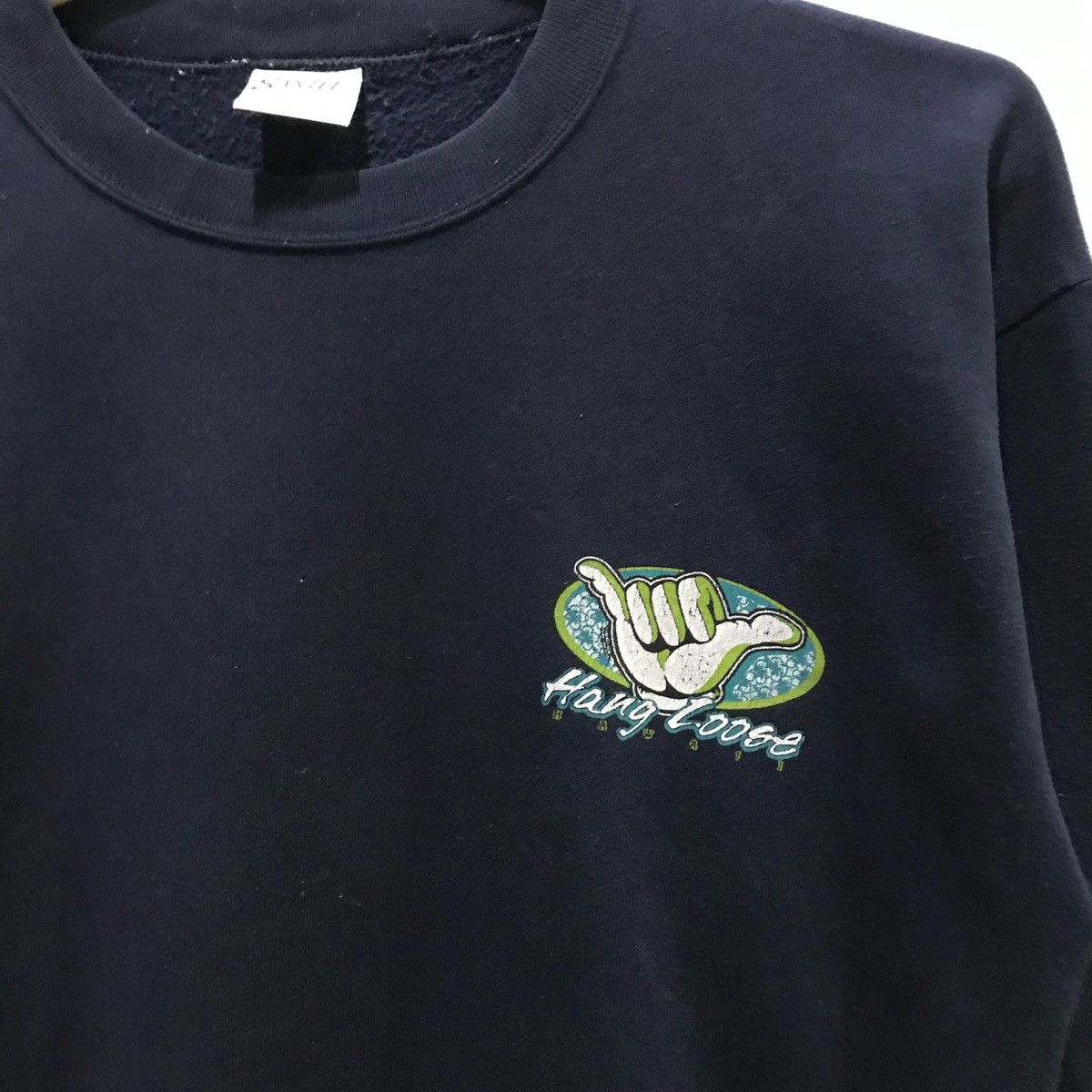 Japanese Brand × Vintage SANTEE HANG LOOSE HAWAII Sweatshirts Size M Fits L Size US L / EU 52-54 / 3 - 5 Thumbnail