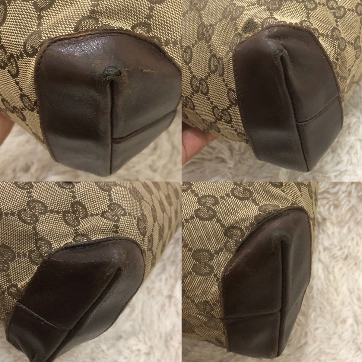 Gucci × Vintage Gucci Monogram Tote Bag Size ONE SIZE - 14 Thumbnail