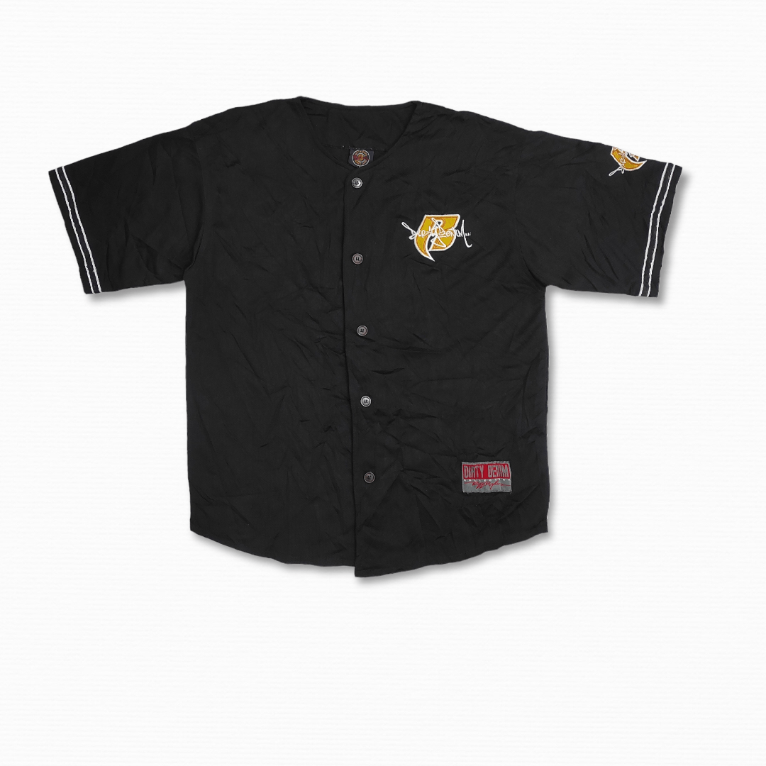 Dirty Denim Ruff Ryders シャツ 00s RUFF RYDERS DIRTY DENIM Logo Baseball Shirt 灰 XXL ラフ