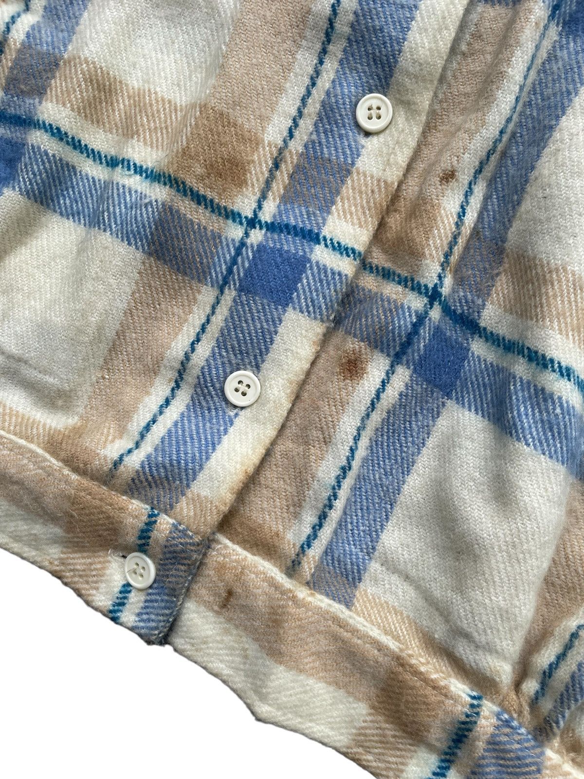 Japanese Brand Vintage Sunbeam Flannel Jacket Size US XL / EU 56 / 4 - 4 Thumbnail