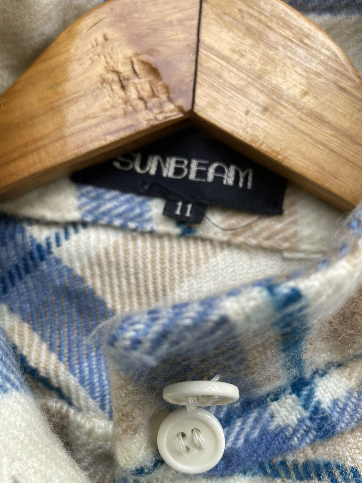 Japanese Brand Vintage Sunbeam Flannel Jacket Size US XL / EU 56 / 4 - 9 Thumbnail
