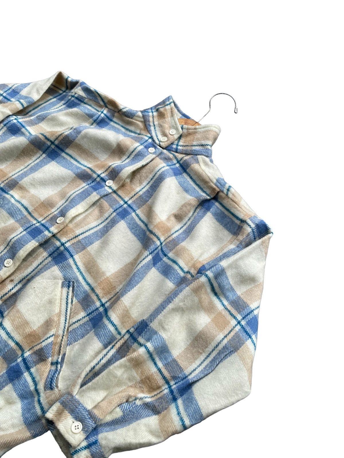 Japanese Brand Vintage Sunbeam Flannel Jacket Size US XL / EU 56 / 4 - 2 Thumbnail
