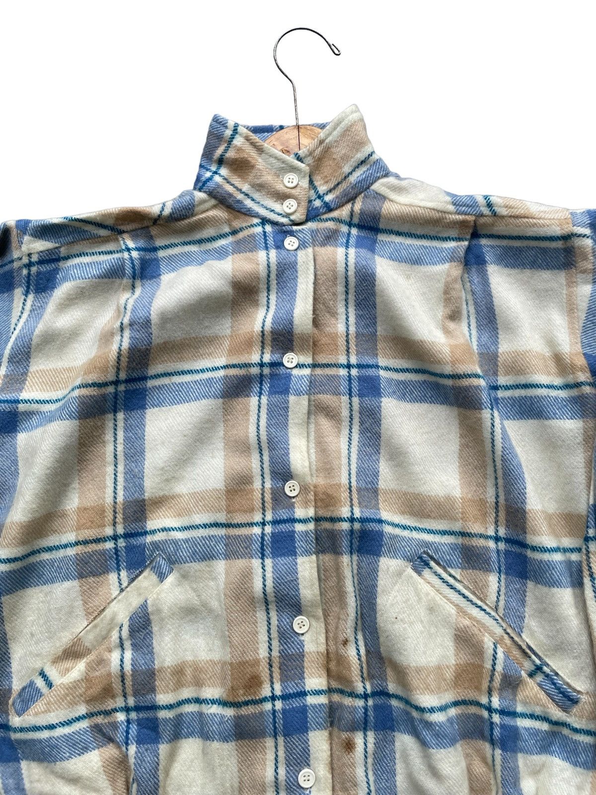 Japanese Brand Vintage Sunbeam Flannel Jacket Size US XL / EU 56 / 4 - 3 Thumbnail