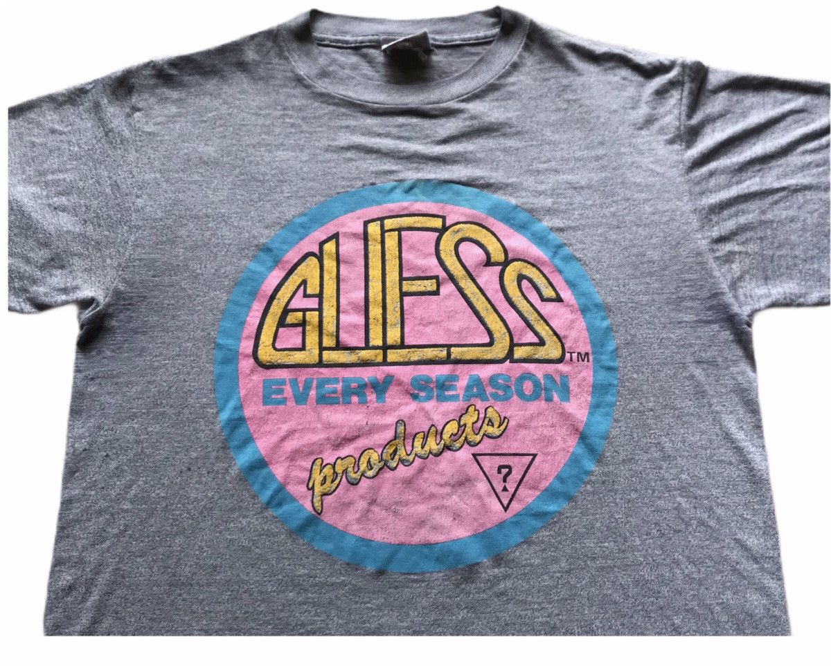 Guess 90s Vintage Guess Big Logo T Shirt Size US M / EU 48-50 / 2 - 2 Thumbnail
