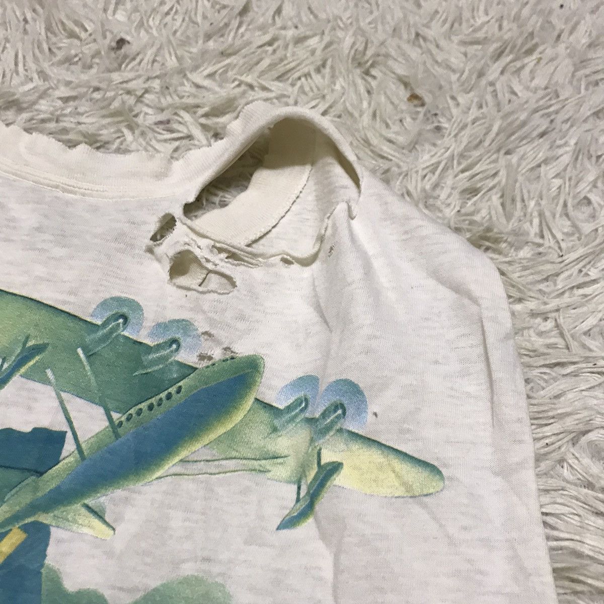 Caribbean VERY RARE🔥VINTAGE 90s CARIBBEANSOUL DISTRESSED SHIRT Size US M / EU 48-50 / 2 - 14 Thumbnail