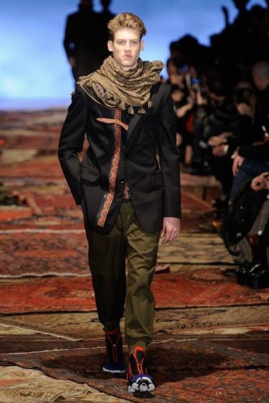 image of Y 3 x Yohji Yamamoto Fw12 Runway Piece in Black, Men's (Size Medium)
