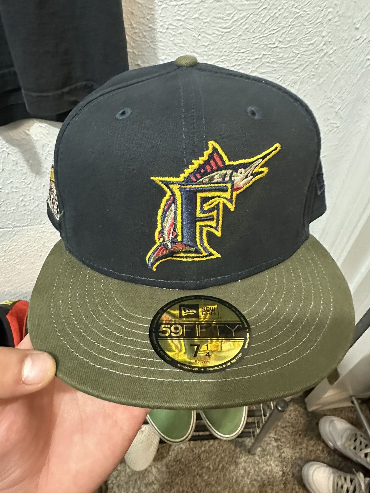 Florida Marlins Hat Club Fitted Fall Tones collection