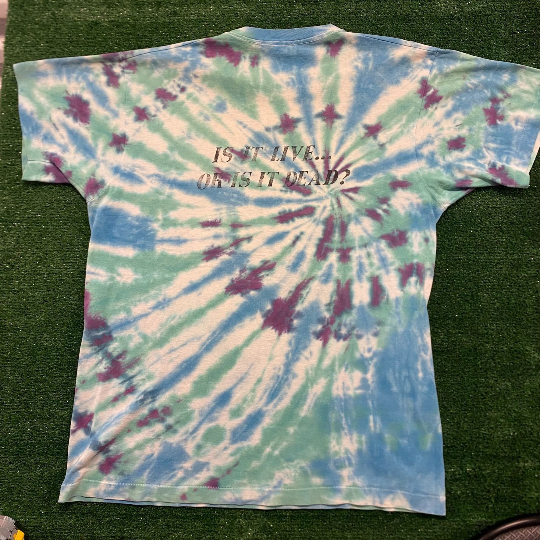 Band Tees Grateful Dead Skeleton Vintage 90s Band T-Shirt Size US XL / EU 56 / 4 - 4 Thumbnail