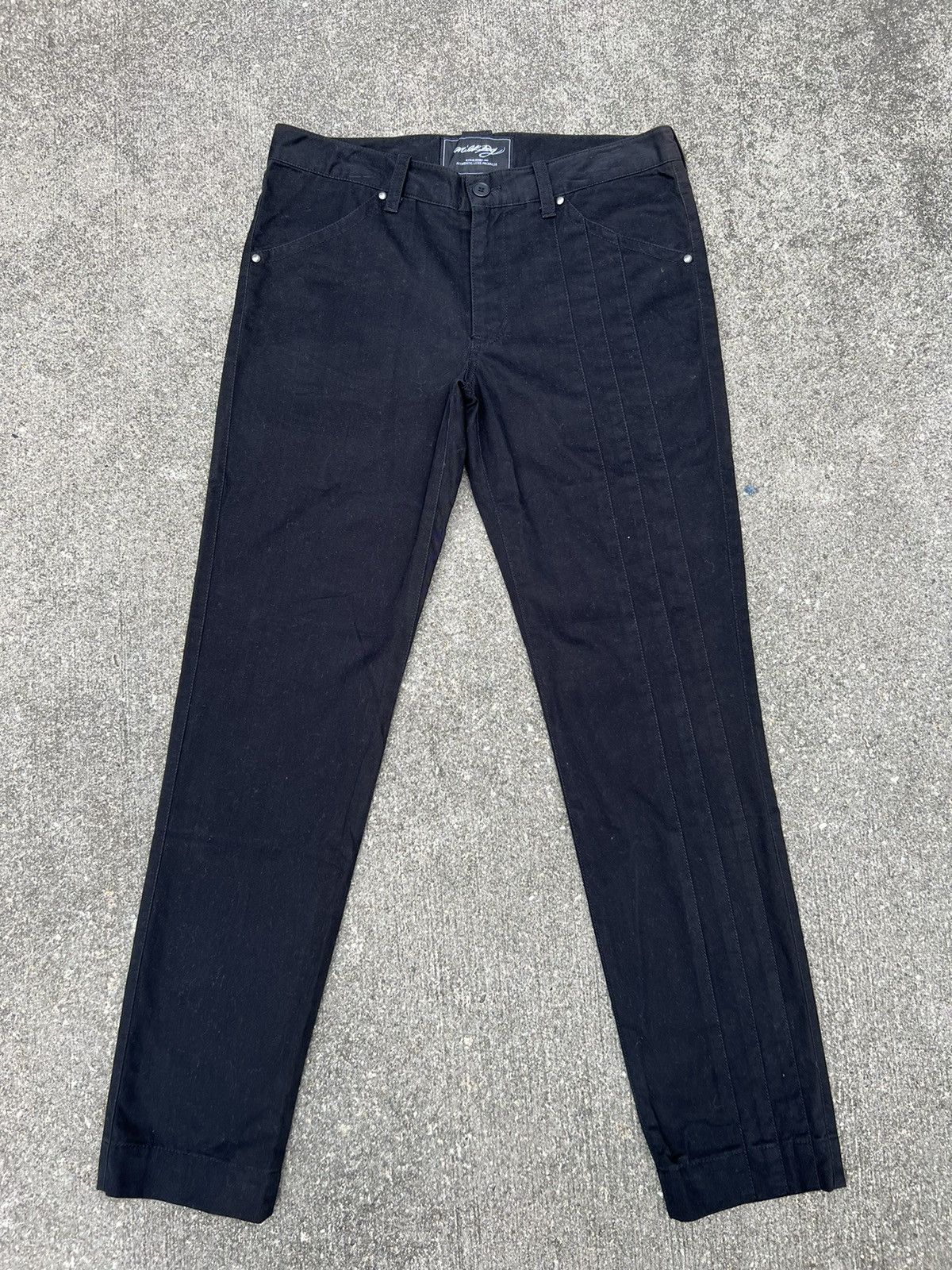 20471120 Milk Boy Japan “ SAMPLE “ Black Pant Size US 31 - 1 Thumbnail