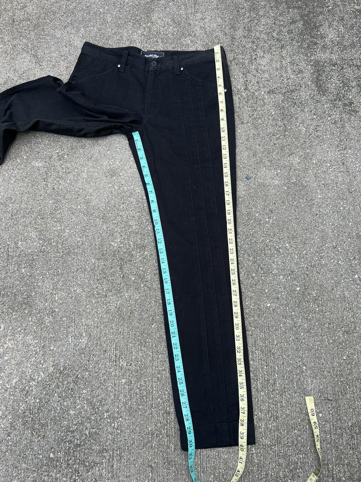 20471120 Milk Boy Japan “ SAMPLE “ Black Pant Size US 31 - 4 Thumbnail