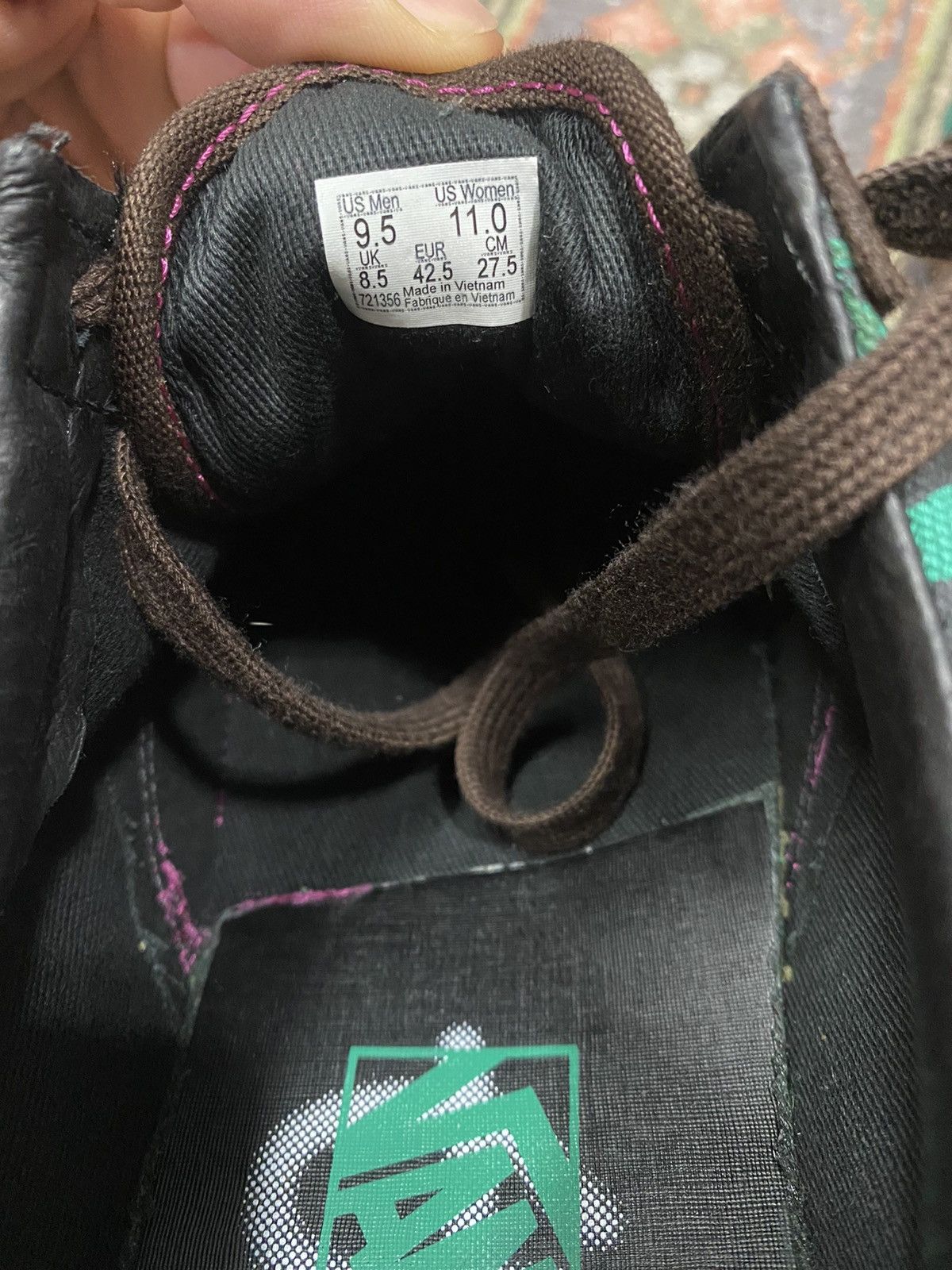 Stray Rats × Vans Vans Old Skool Stray Rats Brown Green Size US 9.5 / EU 42-43 - 5 Thumbnail