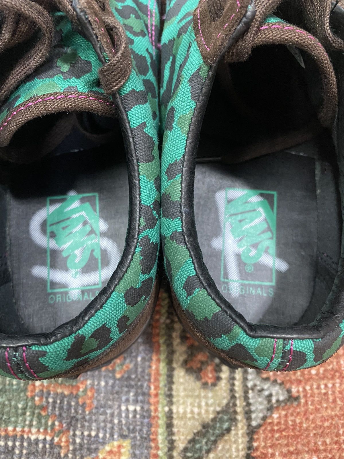 Stray Rats × Vans Vans Old Skool Stray Rats Brown Green Size US 9.5 / EU 42-43 - 4 Thumbnail