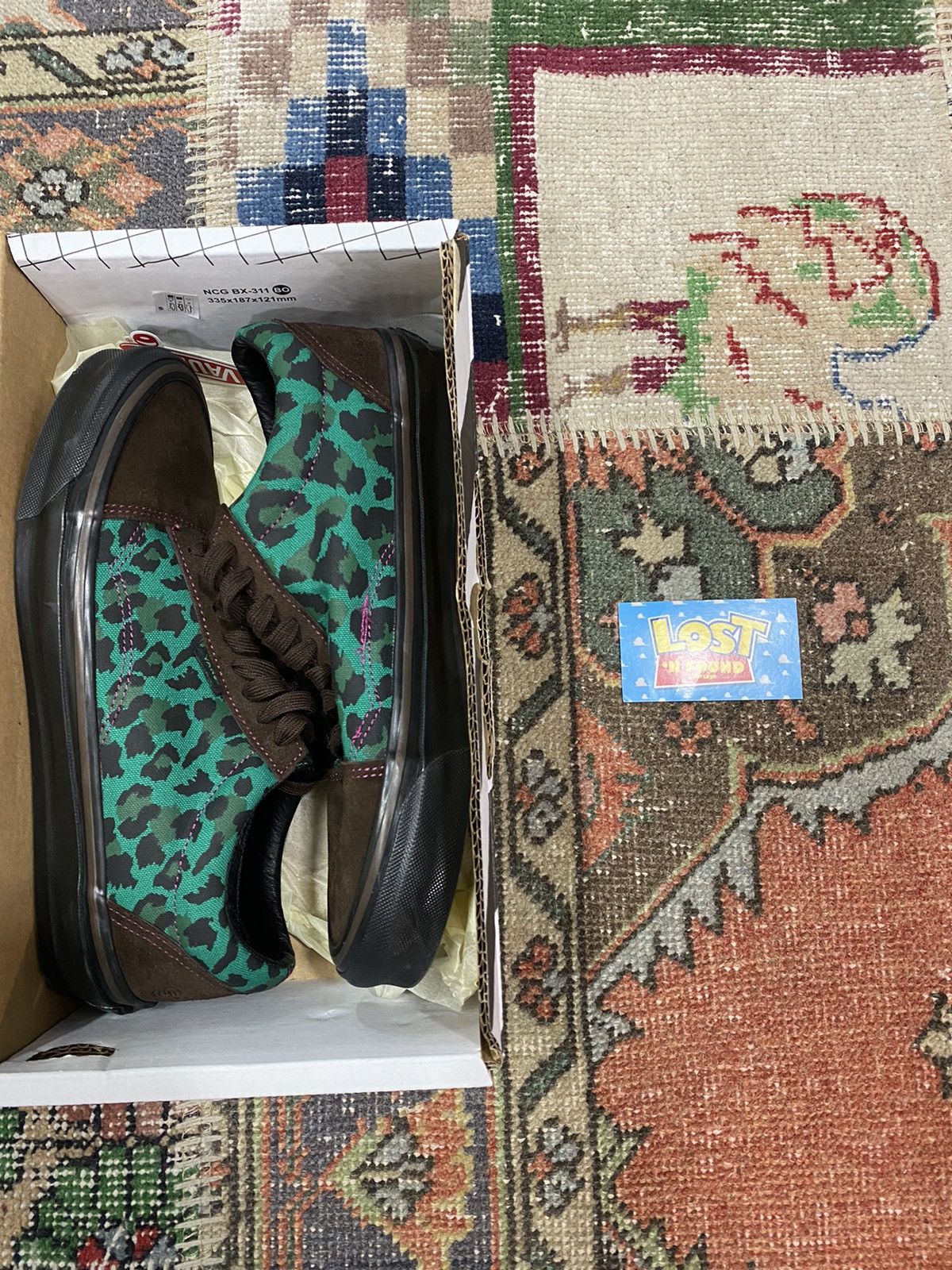 Stray Rats × Vans Vans Old Skool Stray Rats Brown Green Size US 9.5 / EU 42-43 - 8 Thumbnail