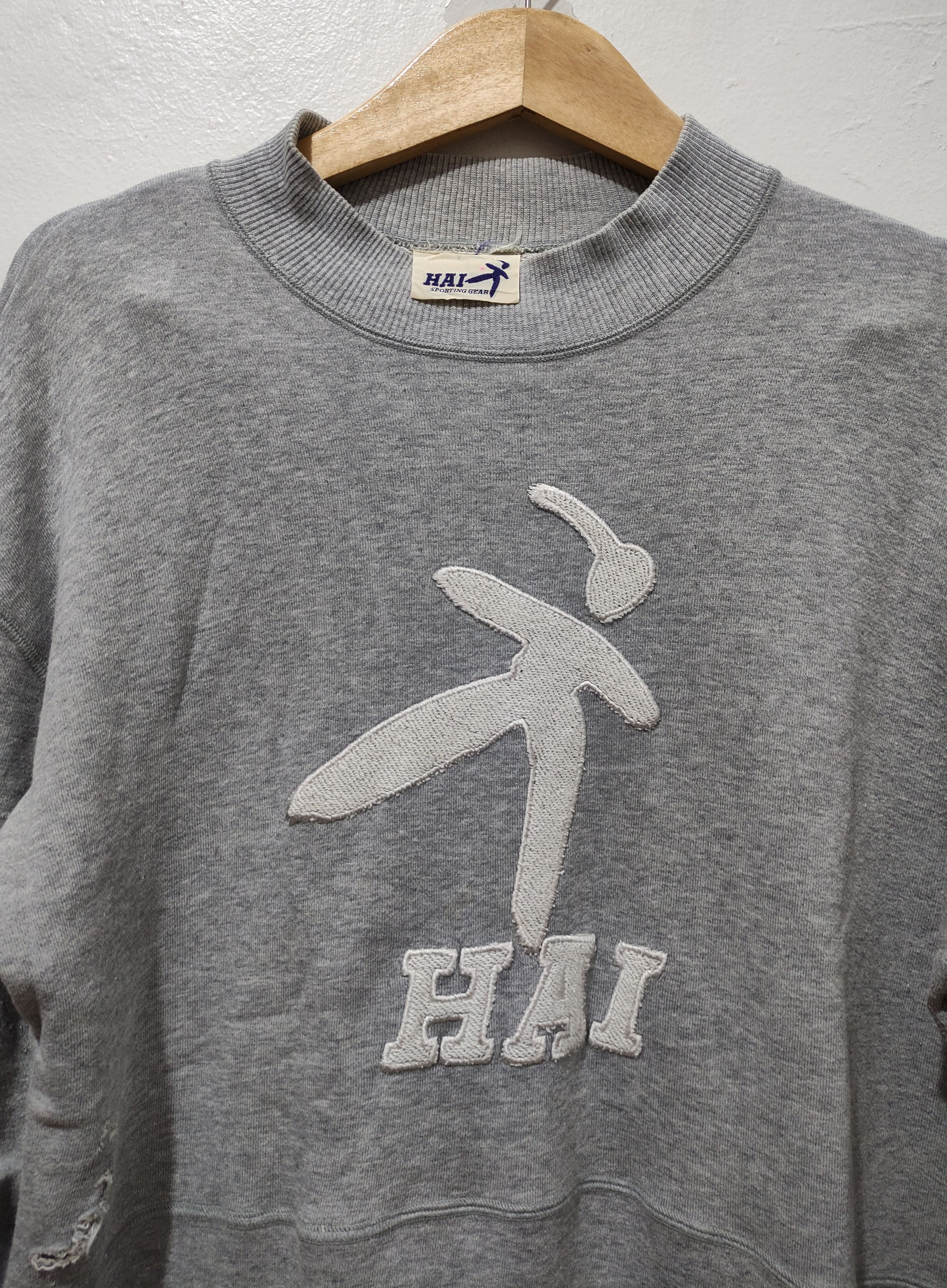 Hai Sporting Gear × Issey Miyake Vintage Hai Sporting Gear Spell out logo Crewneck Size US M / EU 48-50 / 2 - 4 Thumbnail