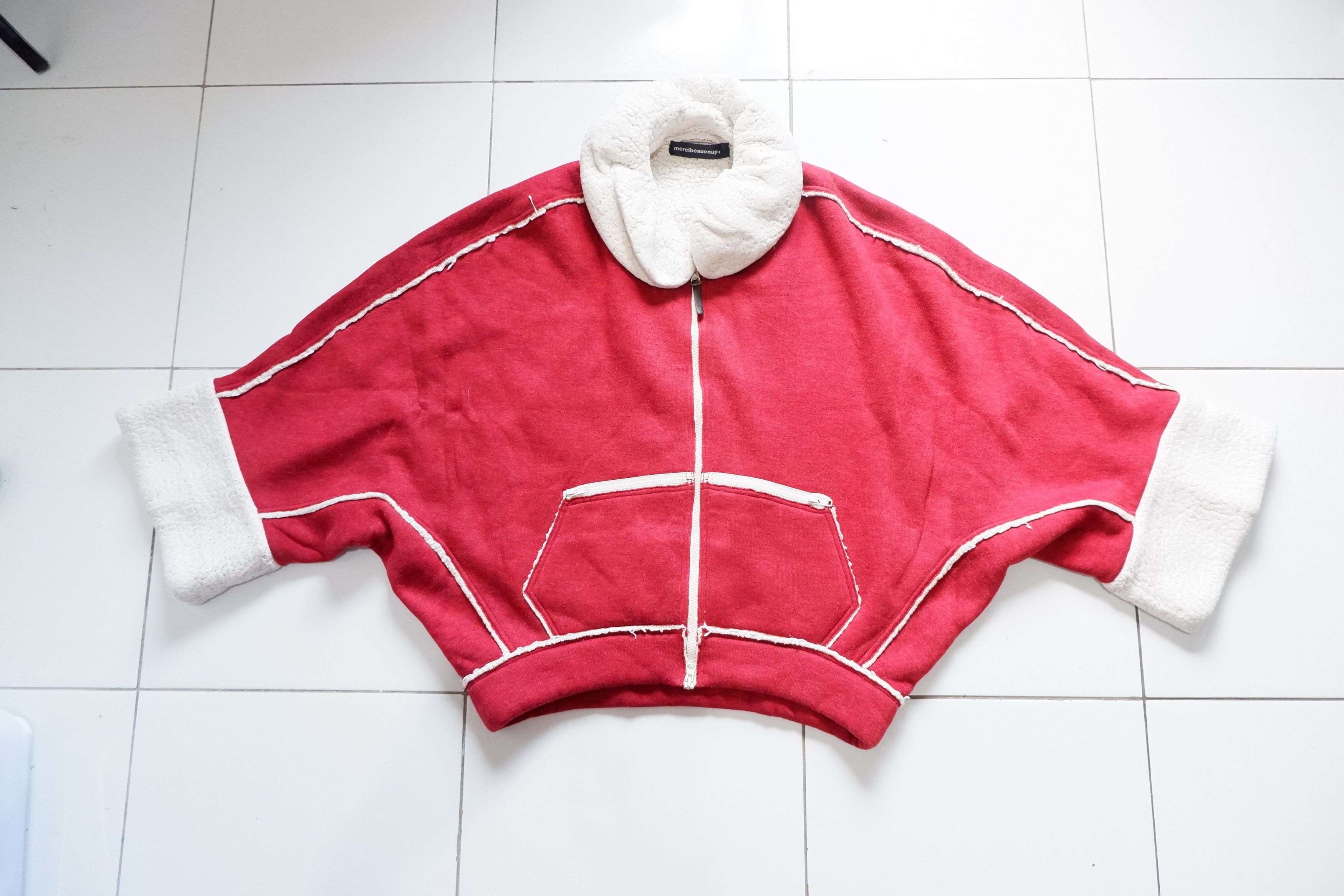 mercibeaucoup Vintage Mercibeaucoup Fleece Cloacks Jacket Size US L / EU 52-54 / 3 - 1 Thumbnail