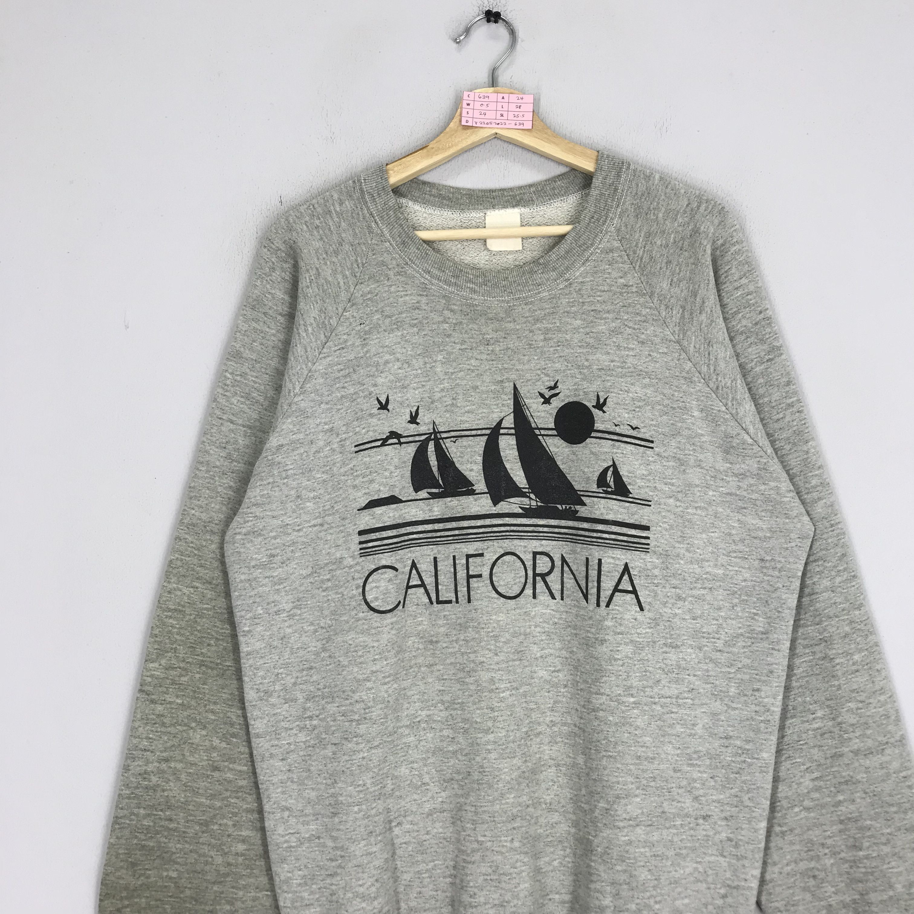 Vintage Vintage 90's California Sweatshirts California City Beach Size US L / EU 52-54 / 3 - 4 Thumbnail