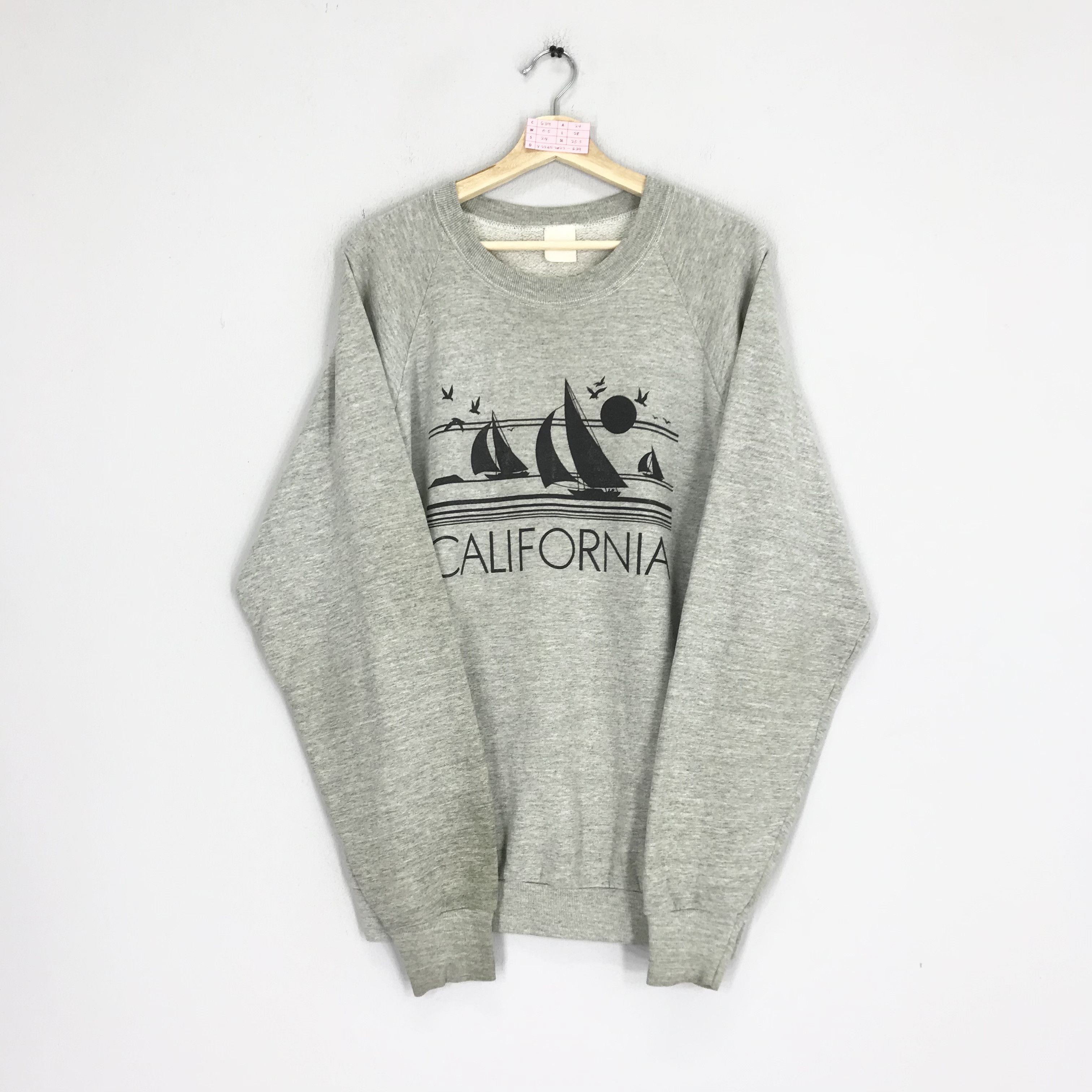 Vintage Vintage 90's California Sweatshirts California City Beach Size US L / EU 52-54 / 3 - 2 Thumbnail
