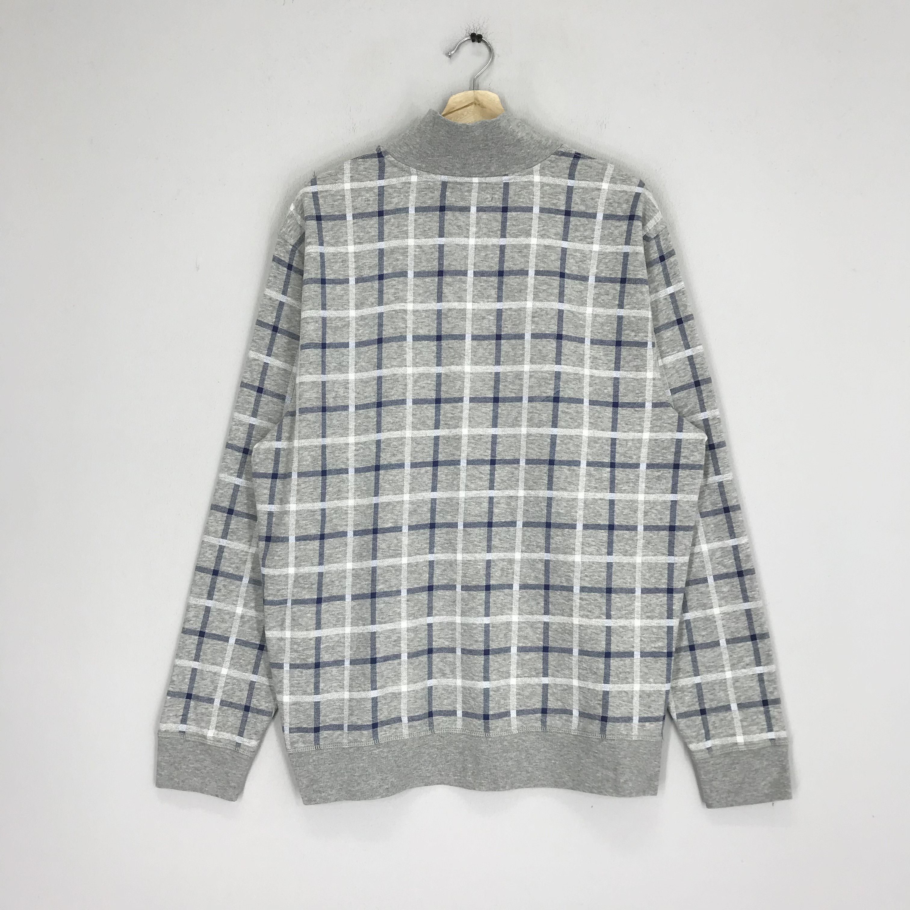 Nautica Vintage Nautica Checkered Half Zipper Sweatshirts Pullover Size US XL / EU 56 / 4 - 2 Thumbnail