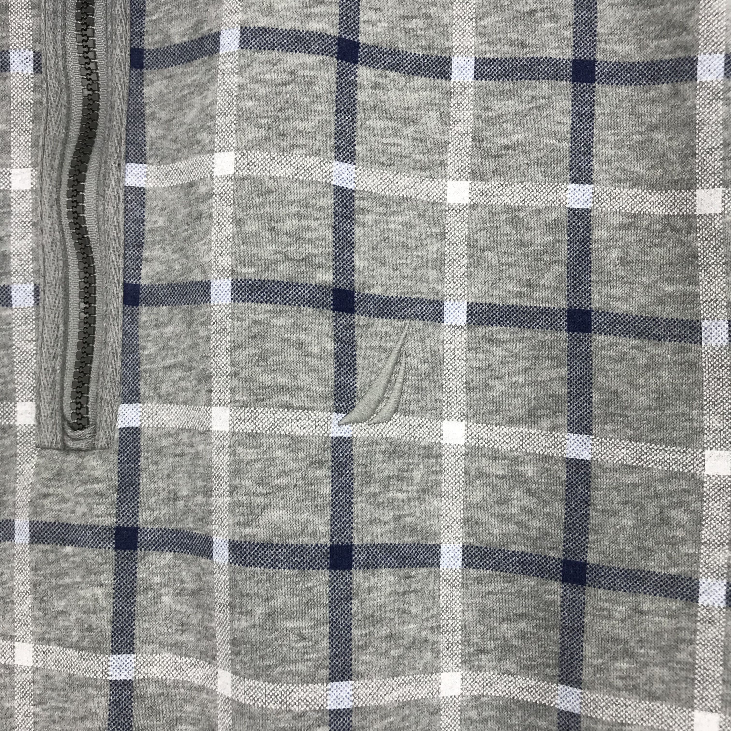 Nautica Vintage Nautica Checkered Half Zipper Sweatshirts Pullover Size US XL / EU 56 / 4 - 5 Thumbnail