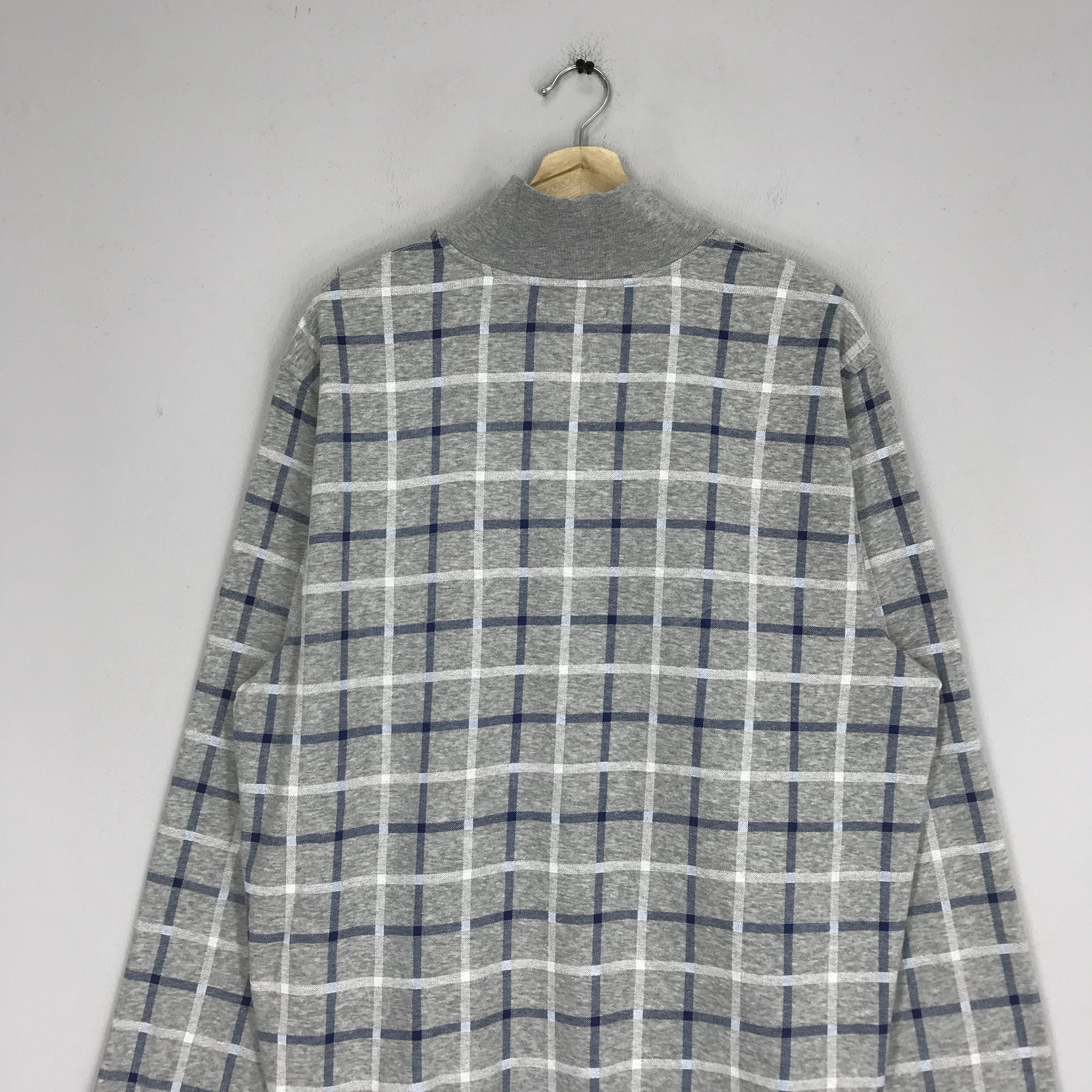 Nautica Vintage Nautica Checkered Half Zipper Sweatshirts Pullover Size US XL / EU 56 / 4 - 4 Thumbnail