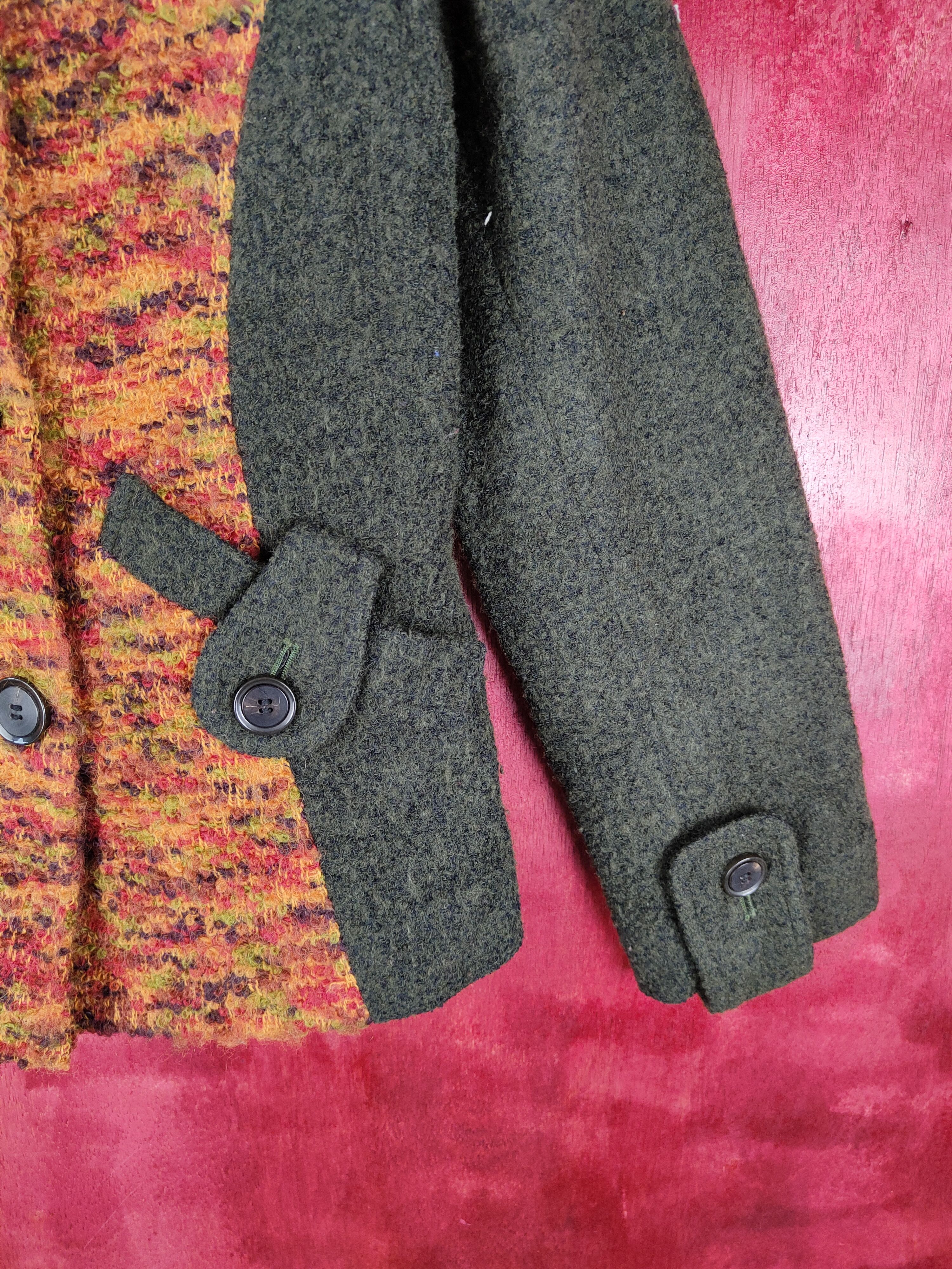Homespun Knitwear × Japanese Brand Sara Imagination Green/Orange Knitwear #4293 Size M / US 6-8 / IT 42-44 - 4 Thumbnail