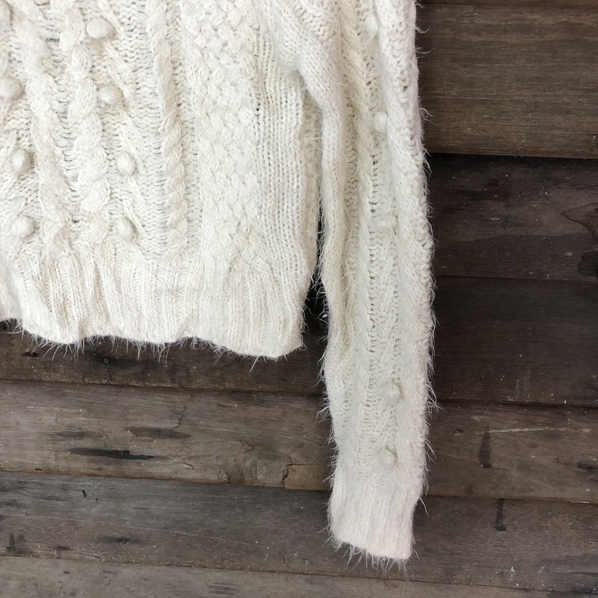 Homespun Knitwear Liz Lisa Shag Shaggy Fur Mohair Knitwear #7009 Size XS / US 0-2 / IT 36-38 - 5 Thumbnail
