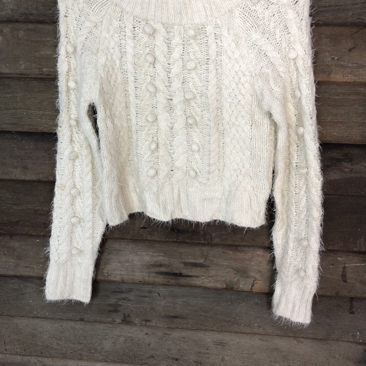 Homespun Knitwear Liz Lisa Shag Shaggy Fur Mohair Knitwear #7009 Size XS / US 0-2 / IT 36-38 - 3 Thumbnail