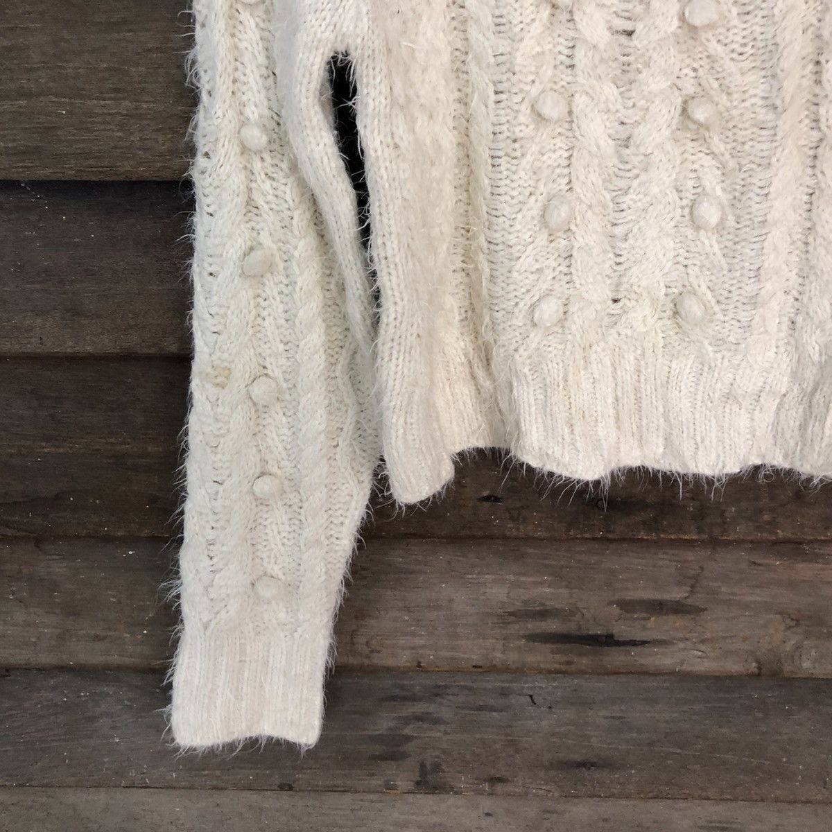 Homespun Knitwear Liz Lisa Shag Shaggy Fur Mohair Knitwear #7009 Size XS / US 0-2 / IT 36-38 - 4 Thumbnail