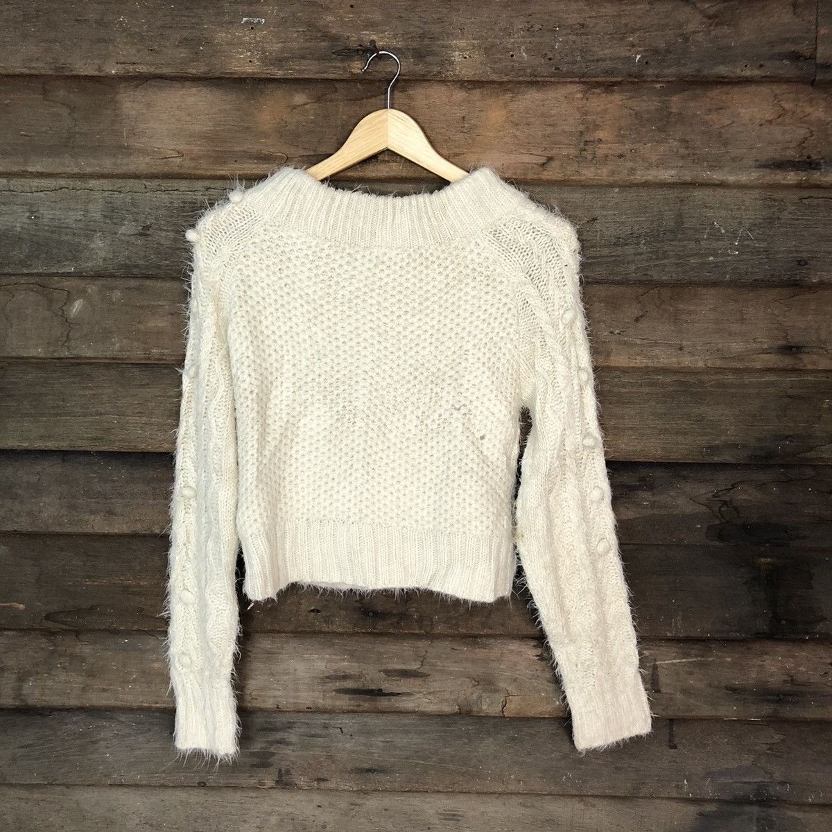 Homespun Knitwear Liz Lisa Shag Shaggy Fur Mohair Knitwear #7009 Size XS / US 0-2 / IT 36-38 - 9 Thumbnail