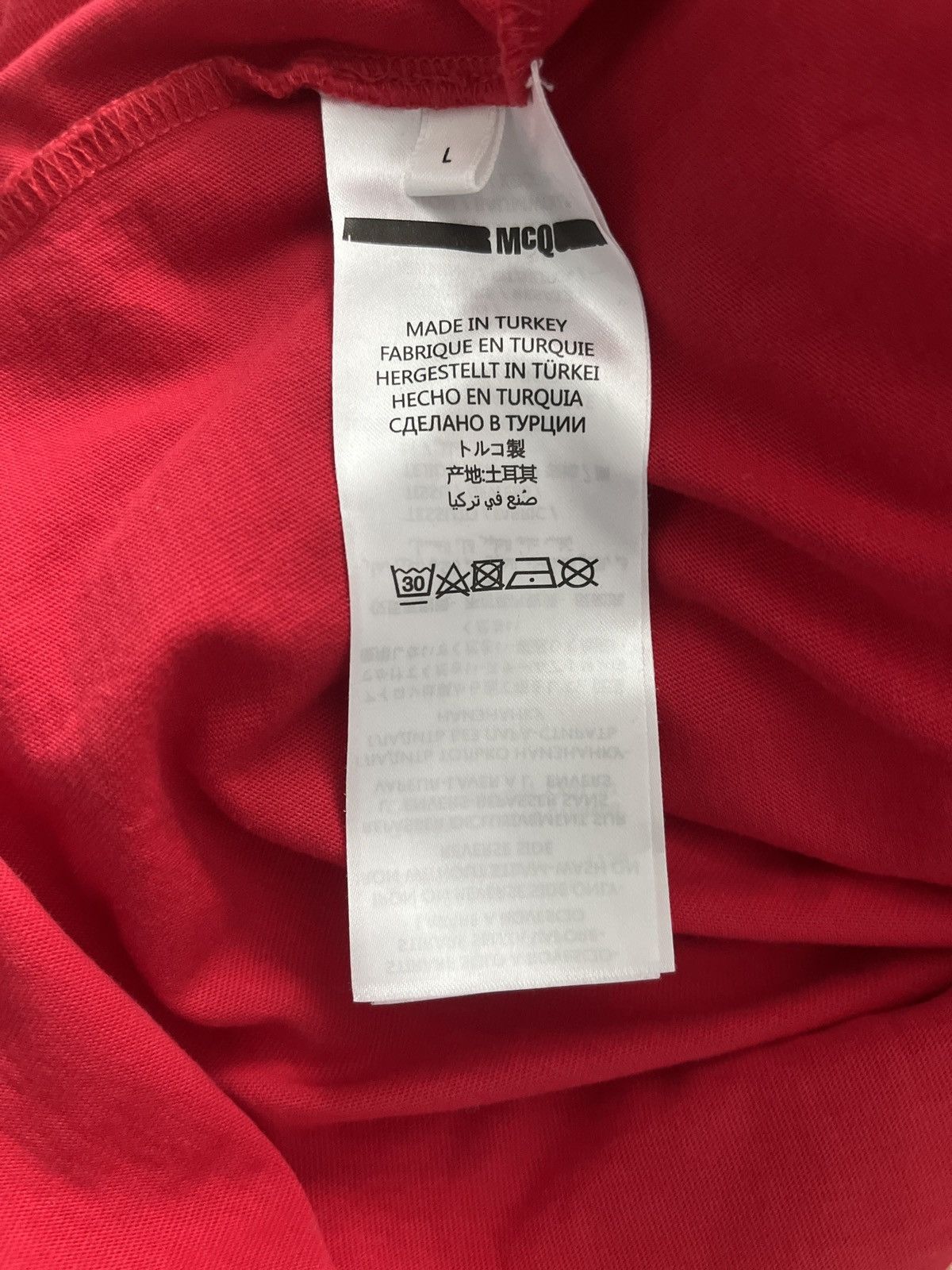 Alexander McQueen × MCQ MCQ Jersey Tee Size US L / EU 52-54 / 3 - 10 Thumbnail