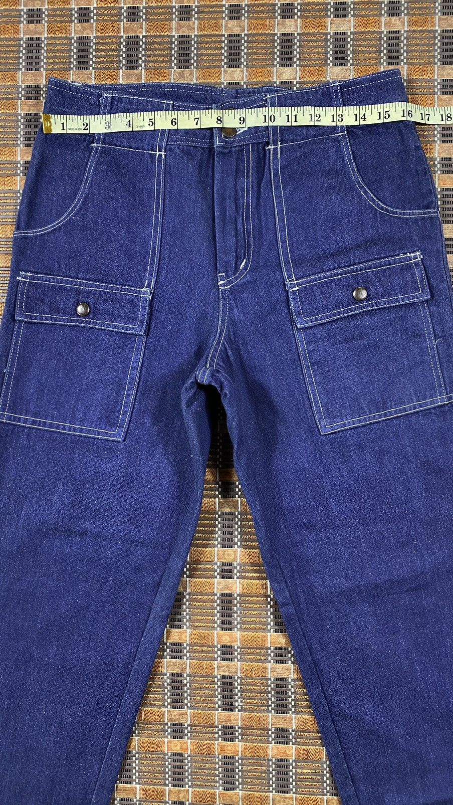 Japanese Brand Vintage Bushpant Denim By Stone Of Sisco Wood Size US 32 / EU 48 - 3 Thumbnail