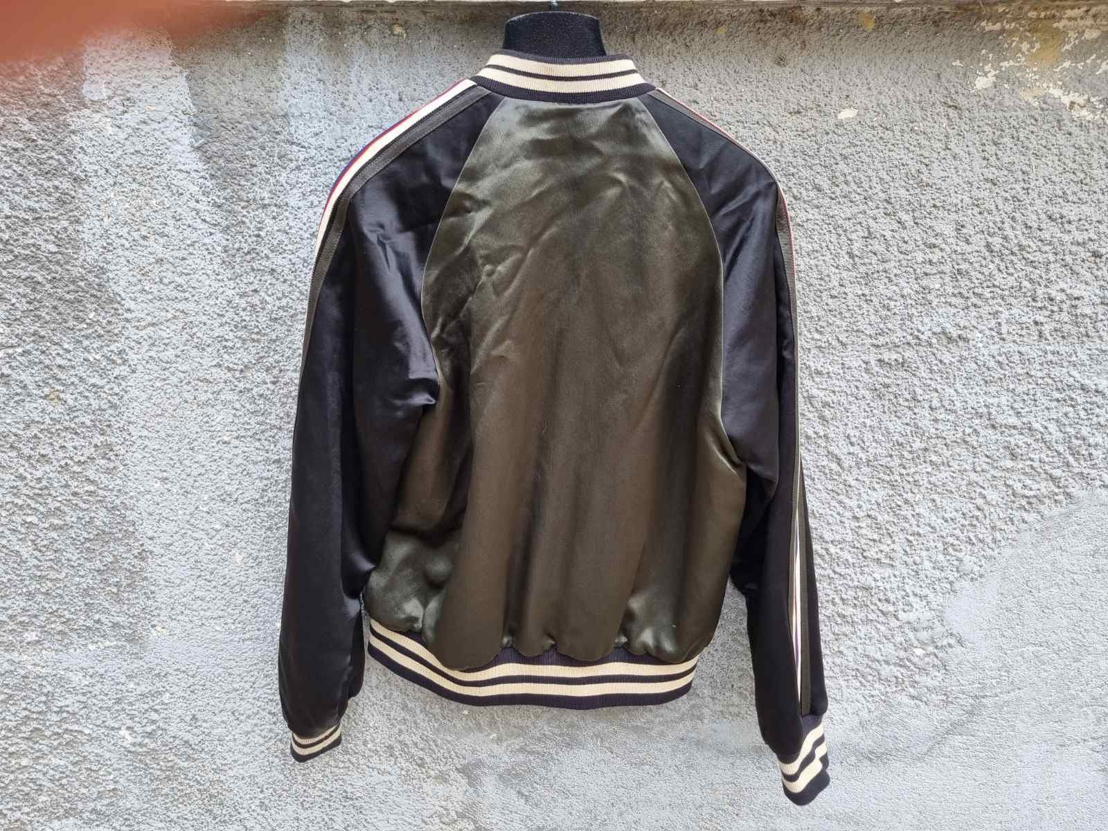 Gucci $3350 Gucci Souvenir Reversible Logo Sleeves Bomber Jacket Size US M / EU 48-50 / 2 - 13 Thumbnail