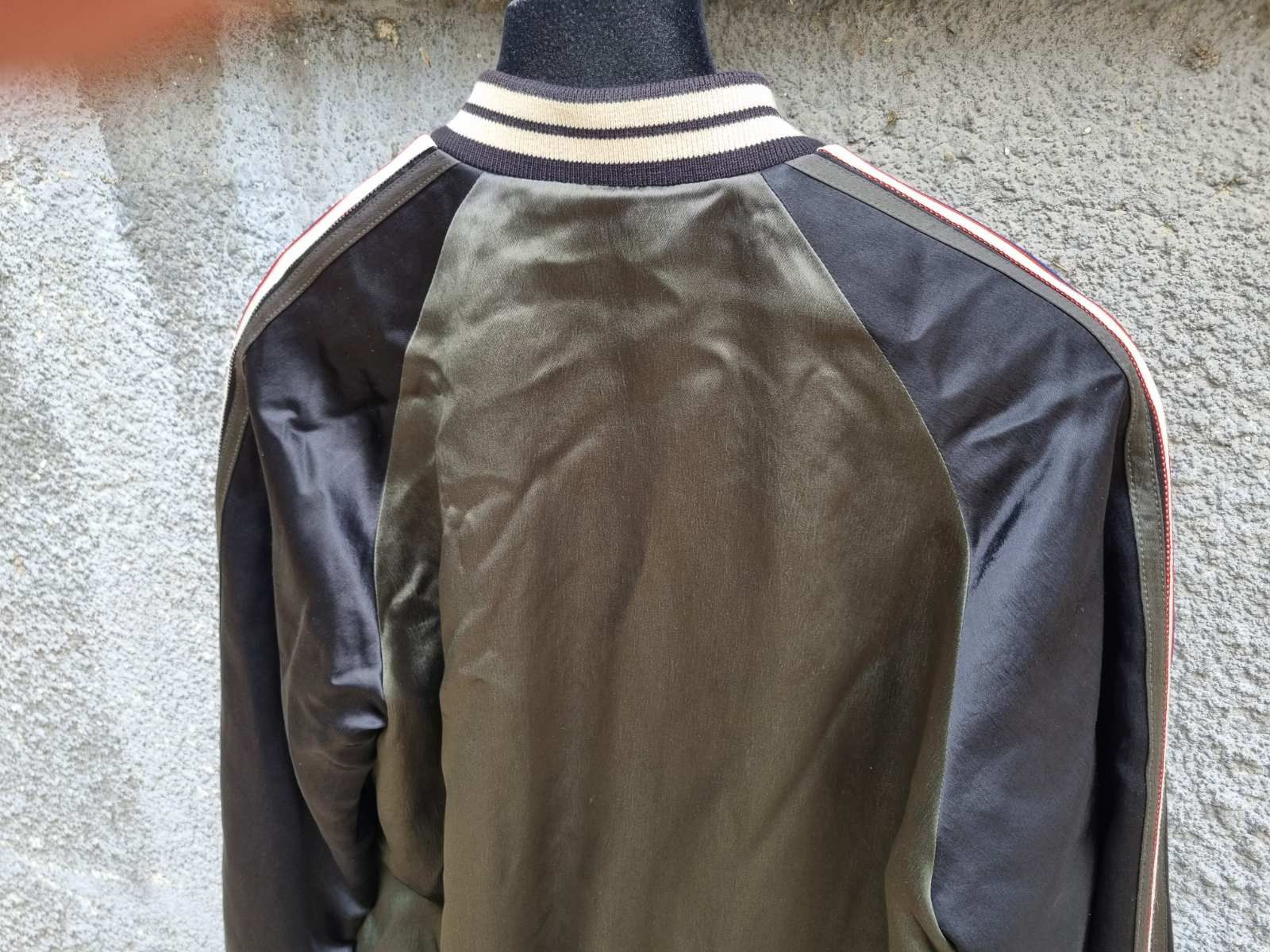 Gucci $3350 Gucci Souvenir Reversible Logo Sleeves Bomber Jacket Size US M / EU 48-50 / 2 - 14 Thumbnail