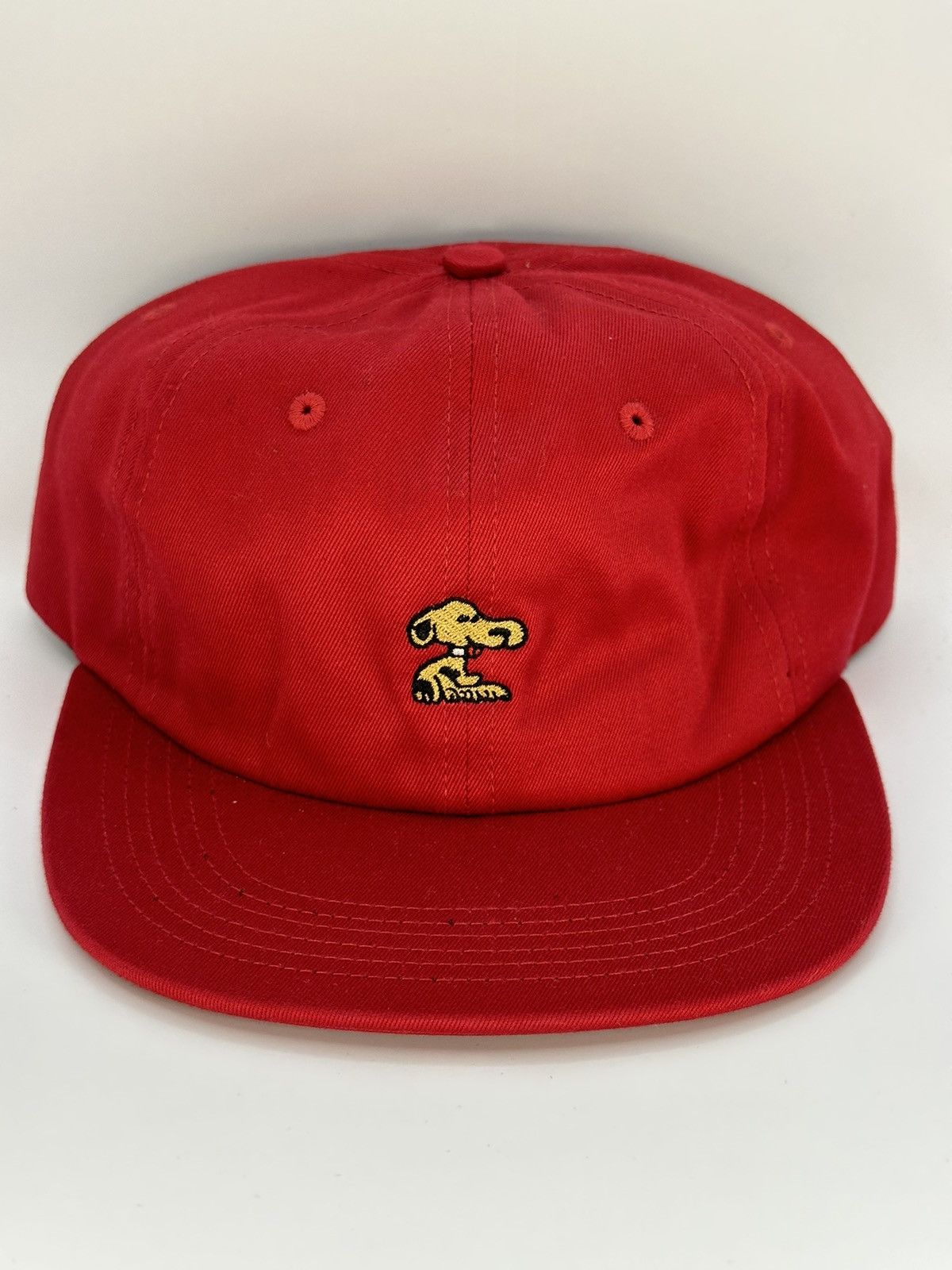 Supreme SUPREME SS15 VIETNAM SNOOPY 6 PANEL CAP RED BRAND NEW 